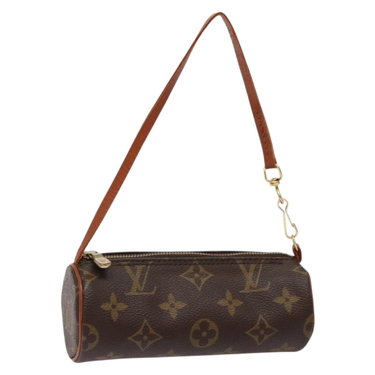 LOUIS VUITTON Monogram Papillon Pouch LV Auth sw1415