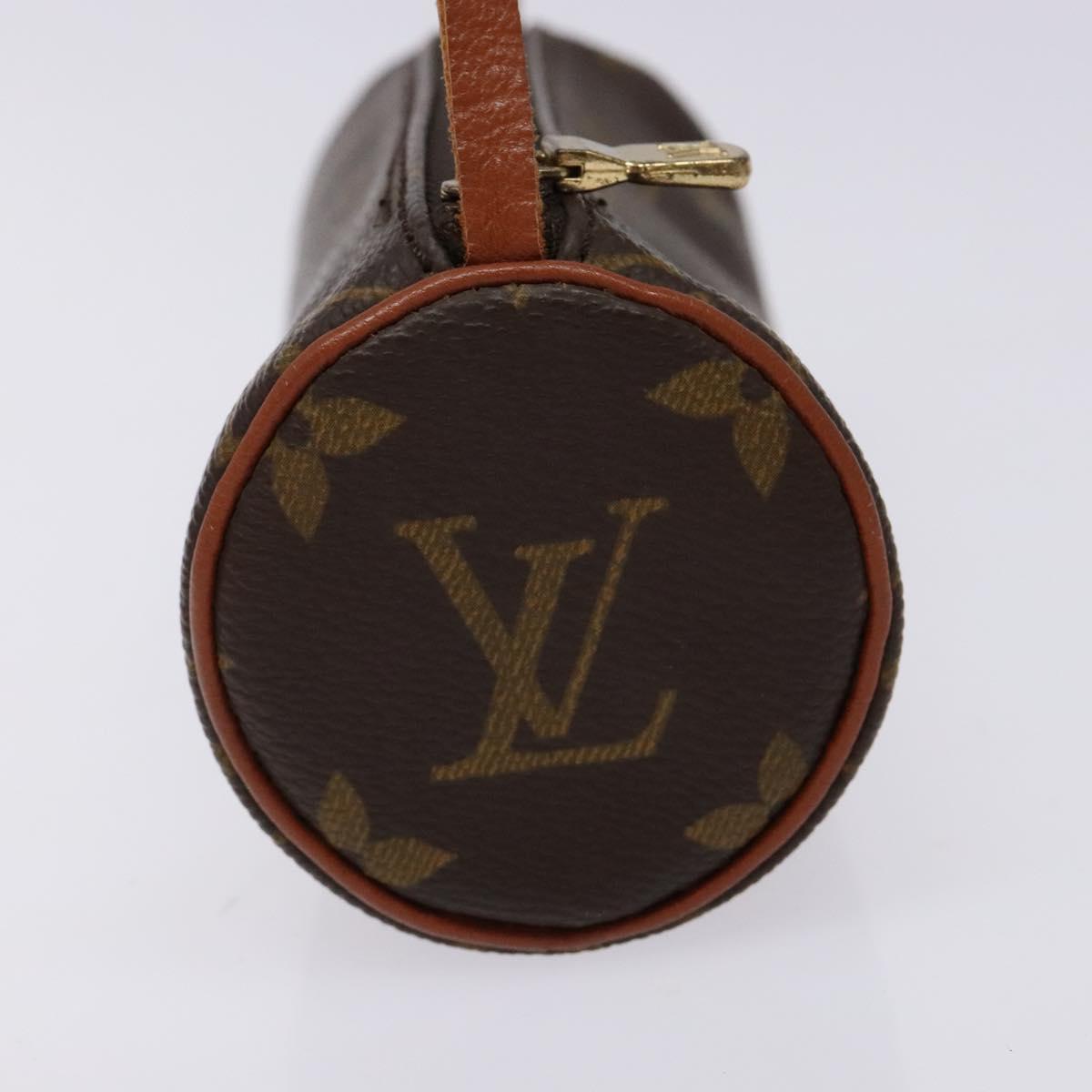 LOUIS VUITTON Monogram Papillon Pouch LV Auth sw1415
