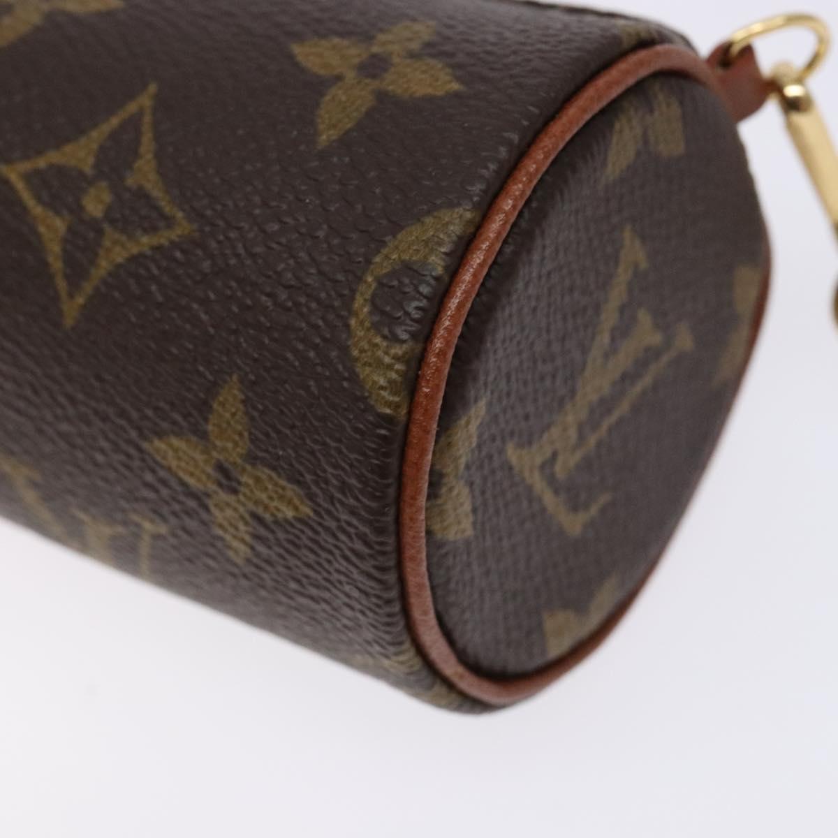 LOUIS VUITTON Monogram Papillon Pouch LV Auth sw1416