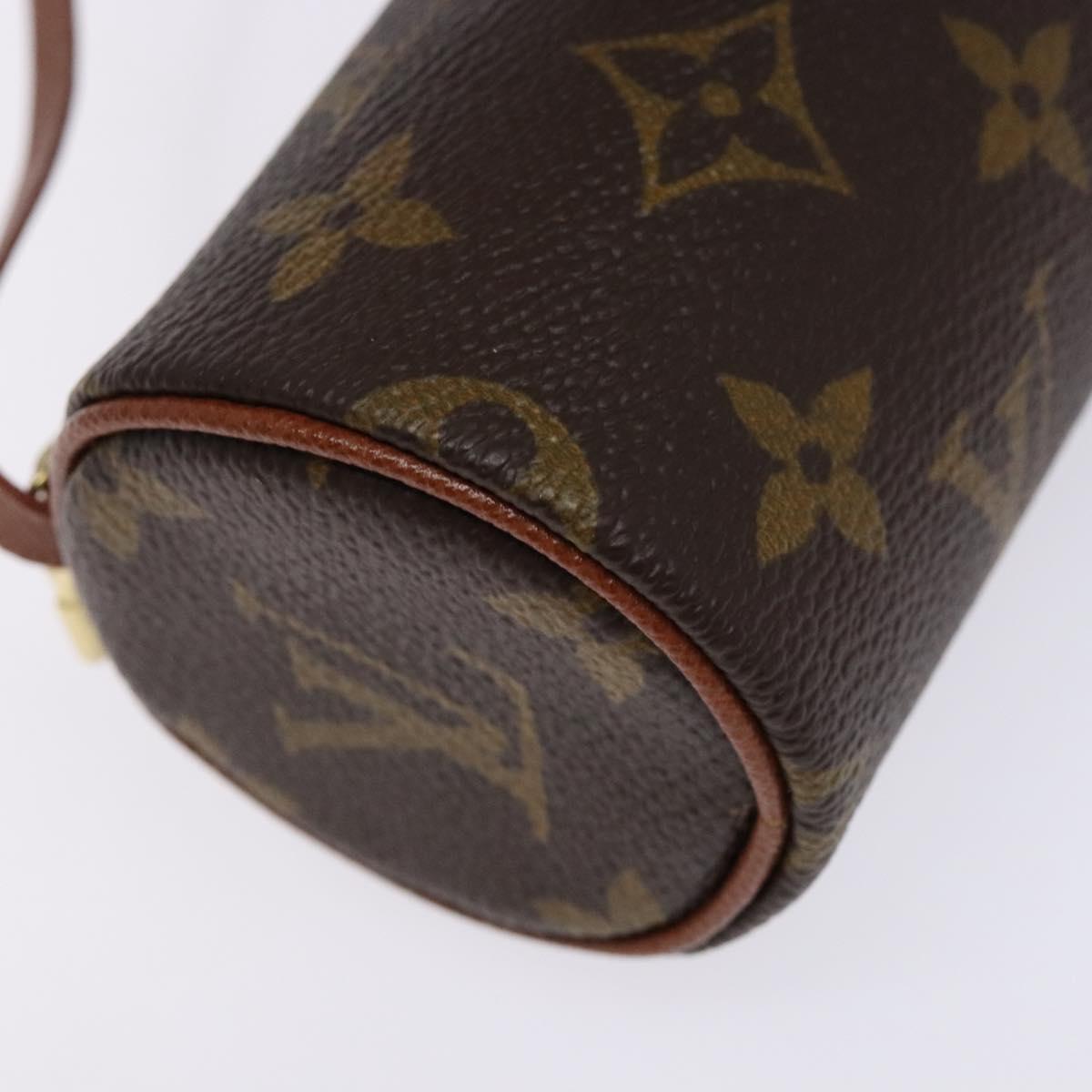 LOUIS VUITTON Monogram Papillon Pouch LV Auth sw1416