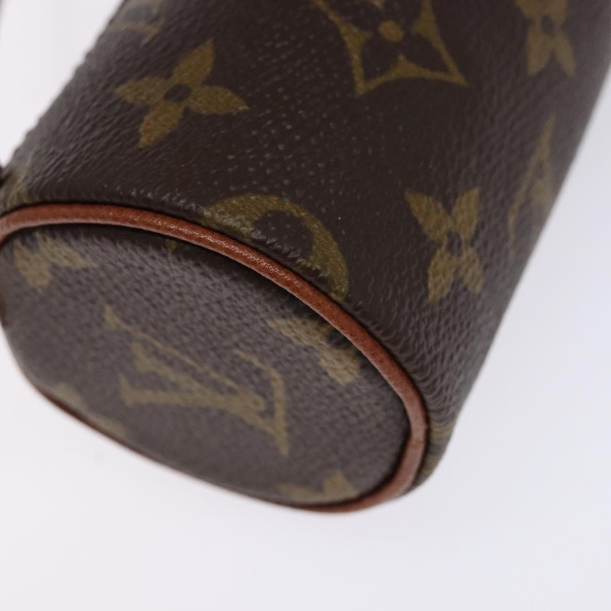 LOUIS VUITTON Monogram Papillon Pouch LV Auth sw1416