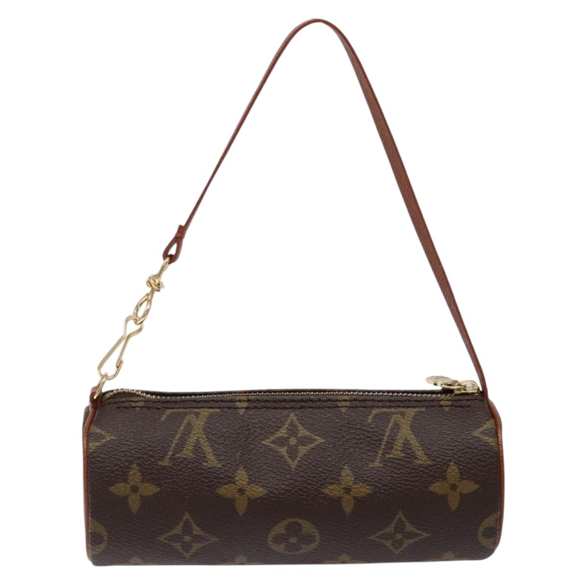 LOUIS VUITTON Monogram Papillon Pouch LV Auth sw1416