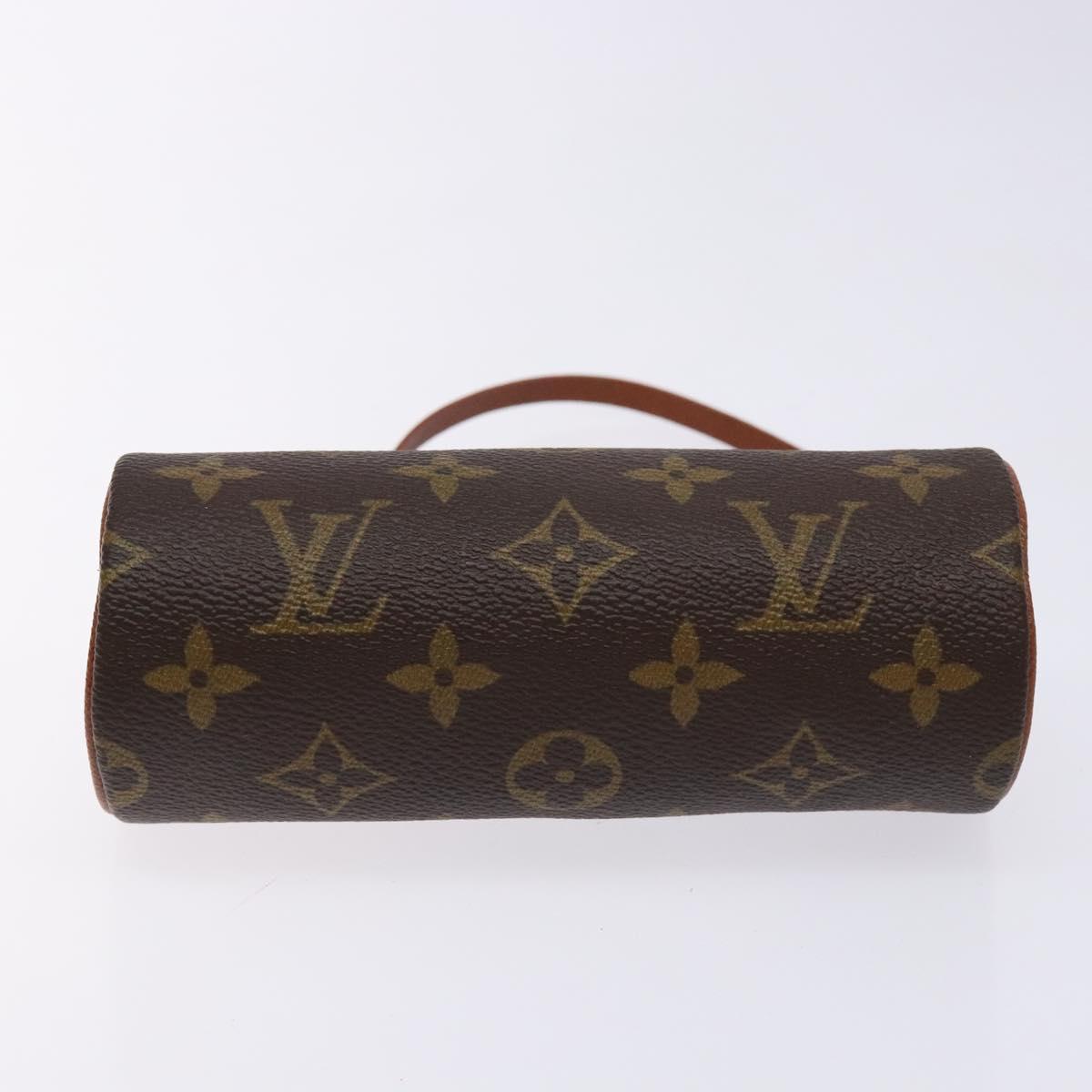LOUIS VUITTON Monogram Papillon Pouch LV Auth sw1416