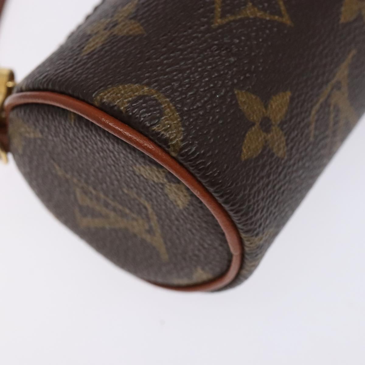 LOUIS VUITTON Monogram Papillon Pouch LV Auth sw1417