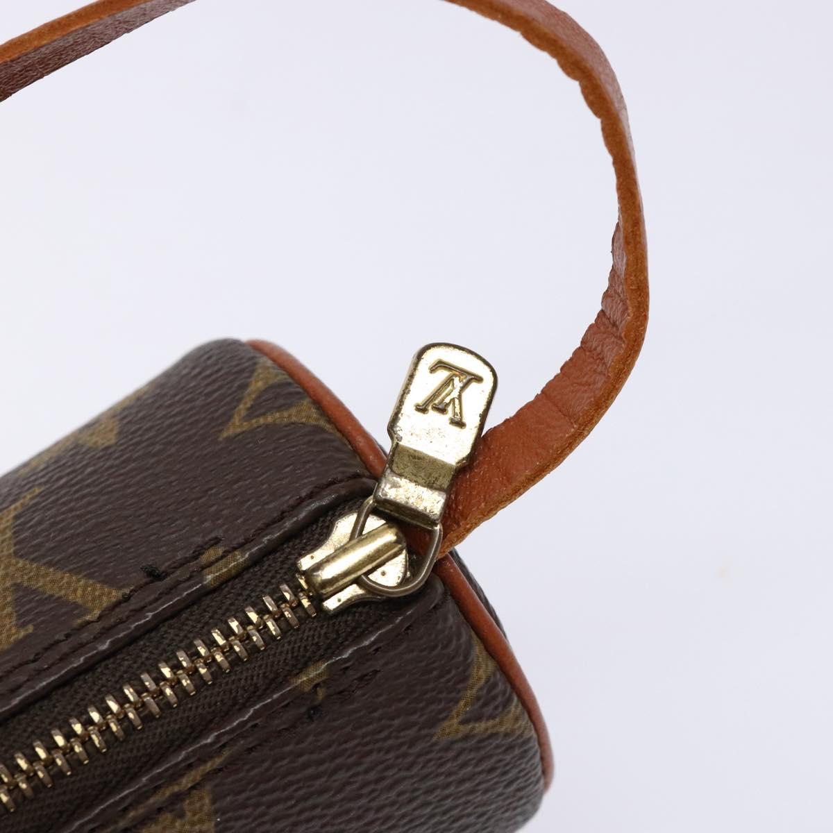 LOUIS VUITTON Monogram Papillon Pouch LV Auth sw1417