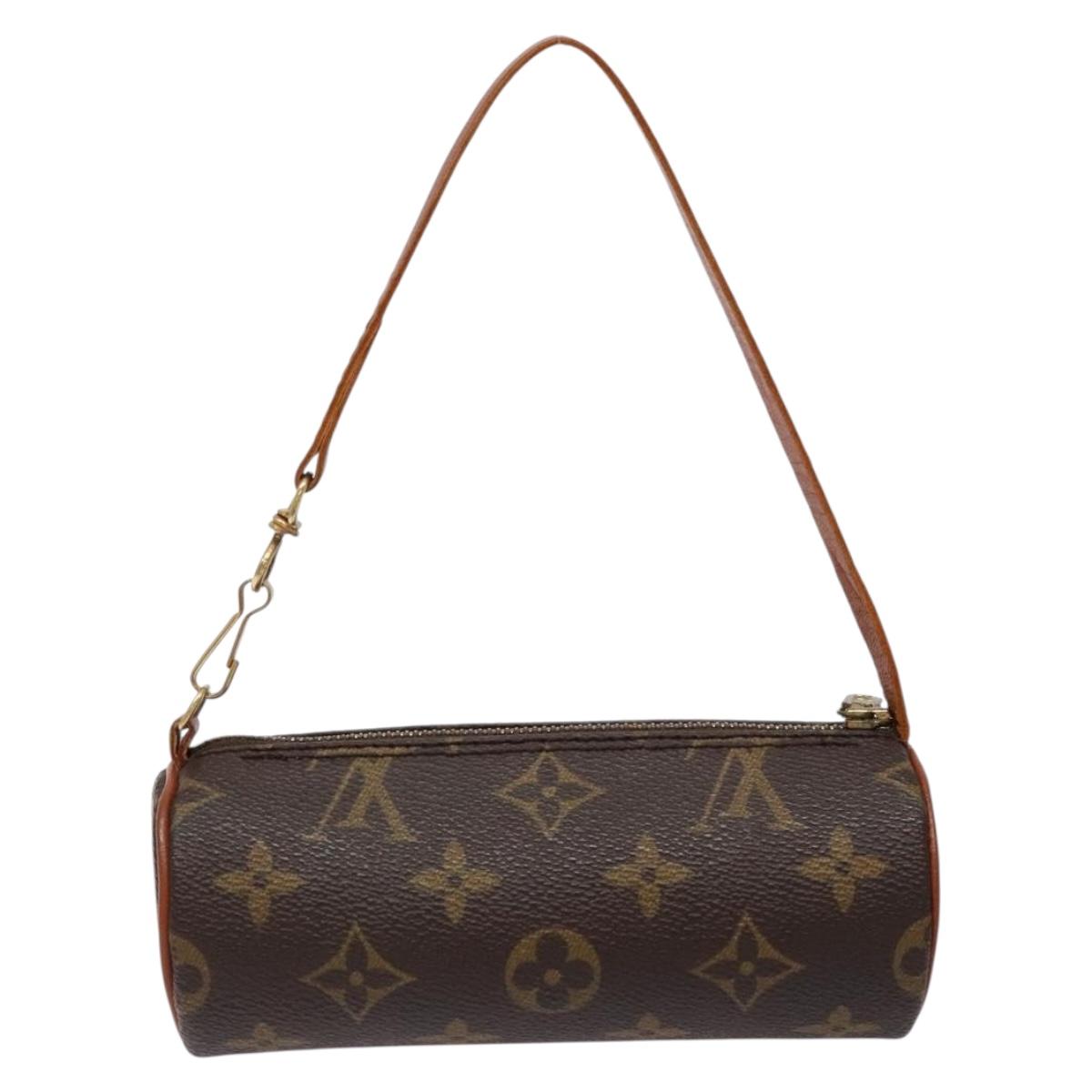 LOUIS VUITTON Monogram Papillon Pouch LV Auth sw1417
