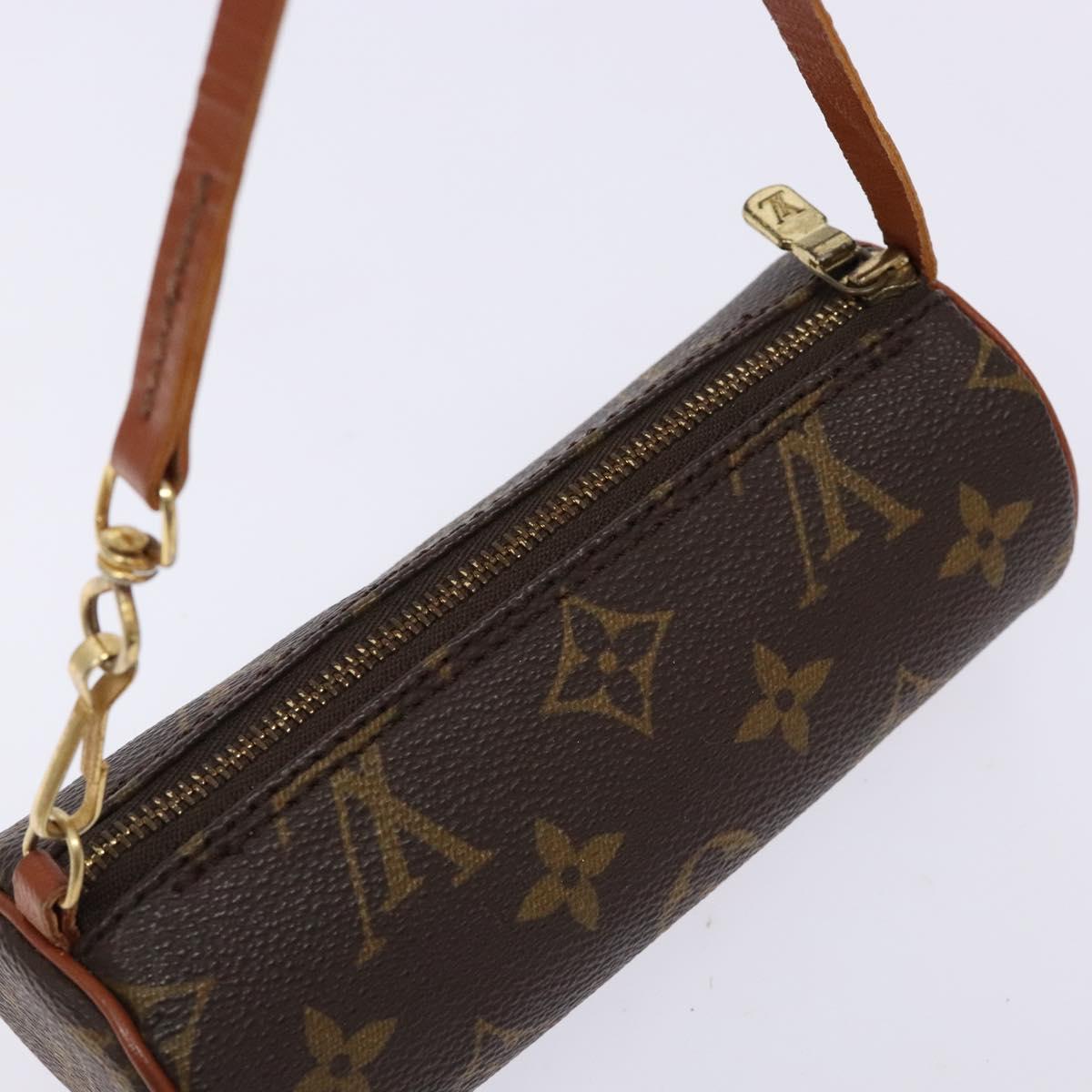 LOUIS VUITTON Monogram Papillon Pouch LV Auth sw1417