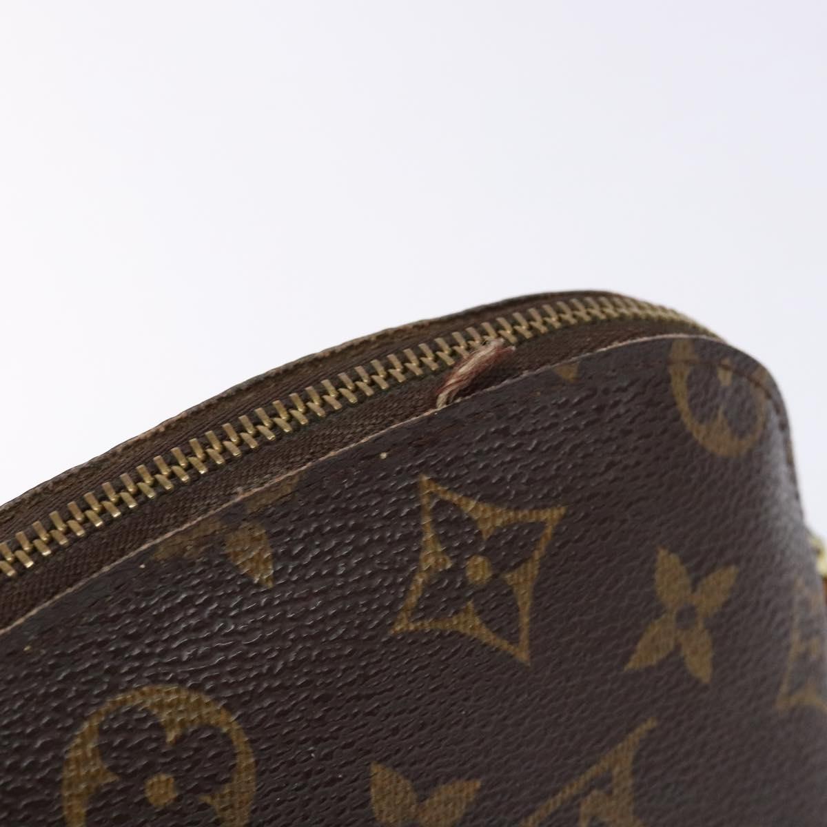 LOUIS VUITTON Monogram Pochette Cosmetic PM Pouch M43998 LV Auth sw1436