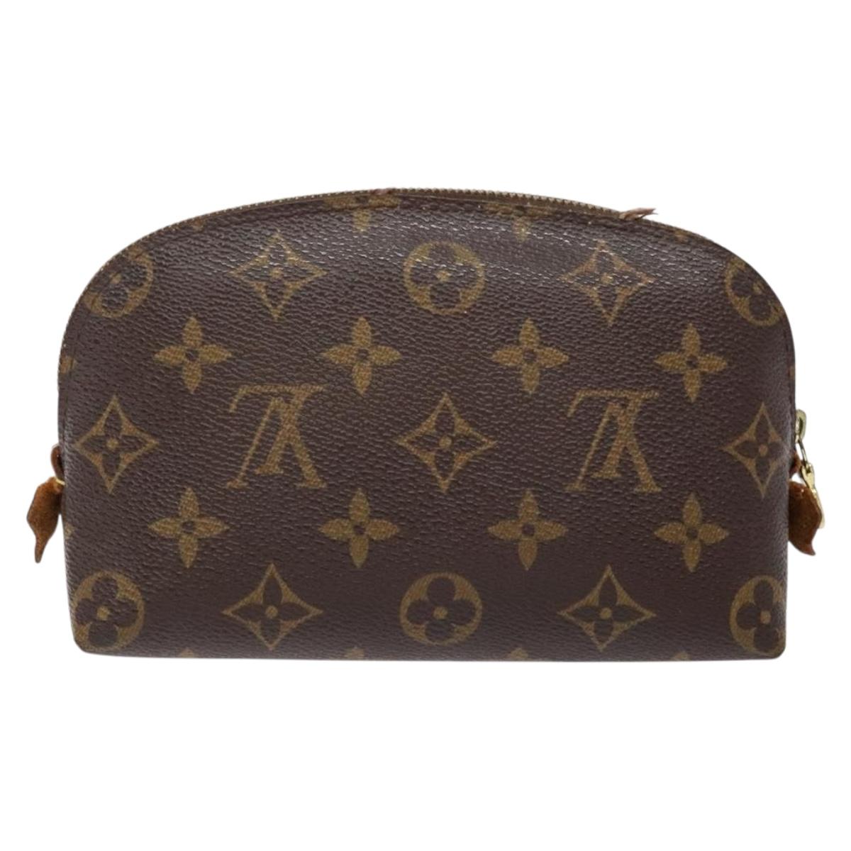 LOUIS VUITTON Monogram Pochette Cosmetic PM Pouch M43998 LV Auth sw1436
