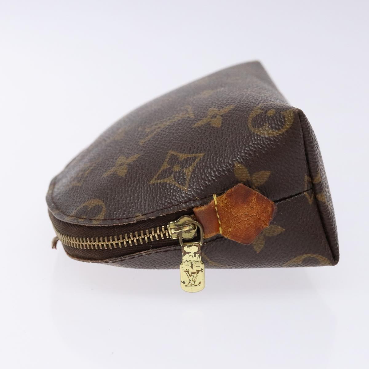 LOUIS VUITTON Monogram Pochette Cosmetic PM Pouch M43998 LV Auth sw1436