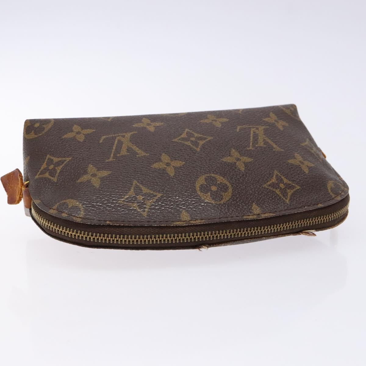 LOUIS VUITTON Monogram Pochette Cosmetic PM Pouch M43998 LV Auth sw1436