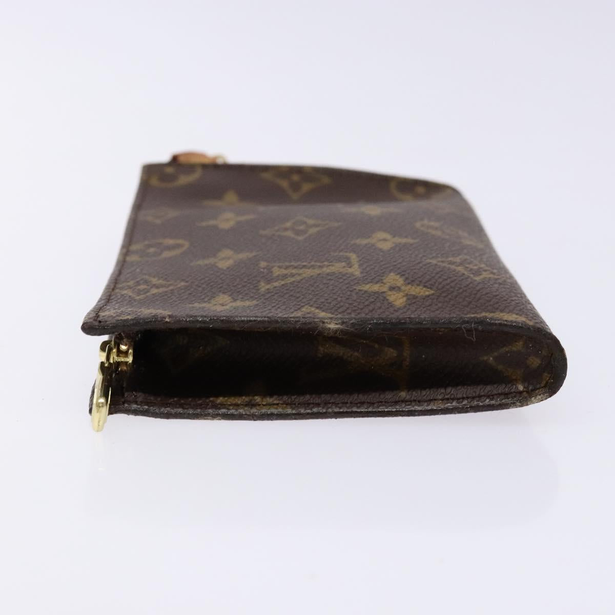 LOUIS VUITTON Monogram Bucket PM Accessory Pouch LV Auth sw1440
