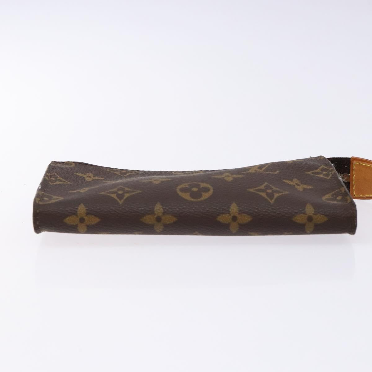 LOUIS VUITTON Monogram Bucket PM Accessory Pouch LV Auth sw1447