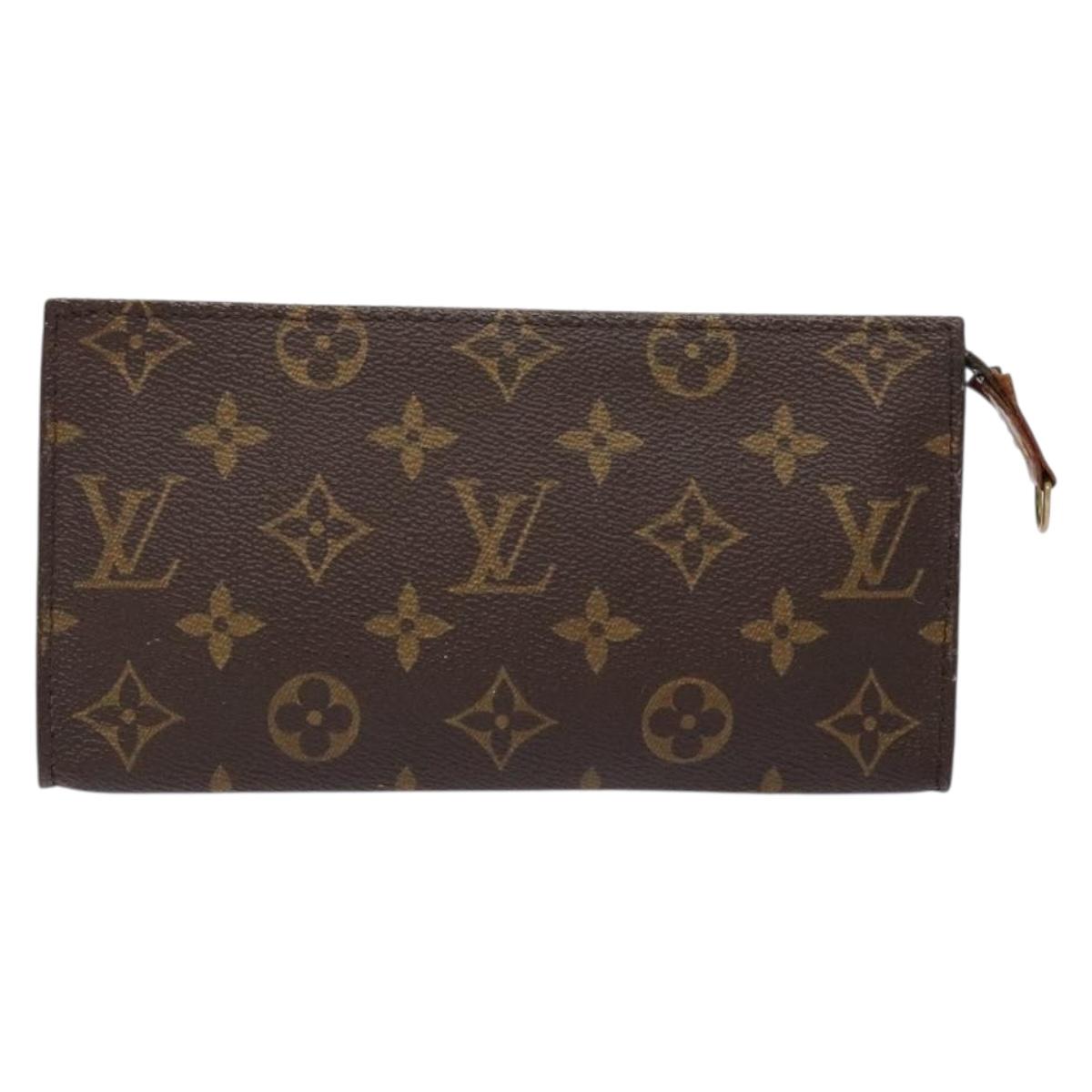 LOUIS VUITTON Monogram Bucket GM Accessory Pouch LV Auth sw1449