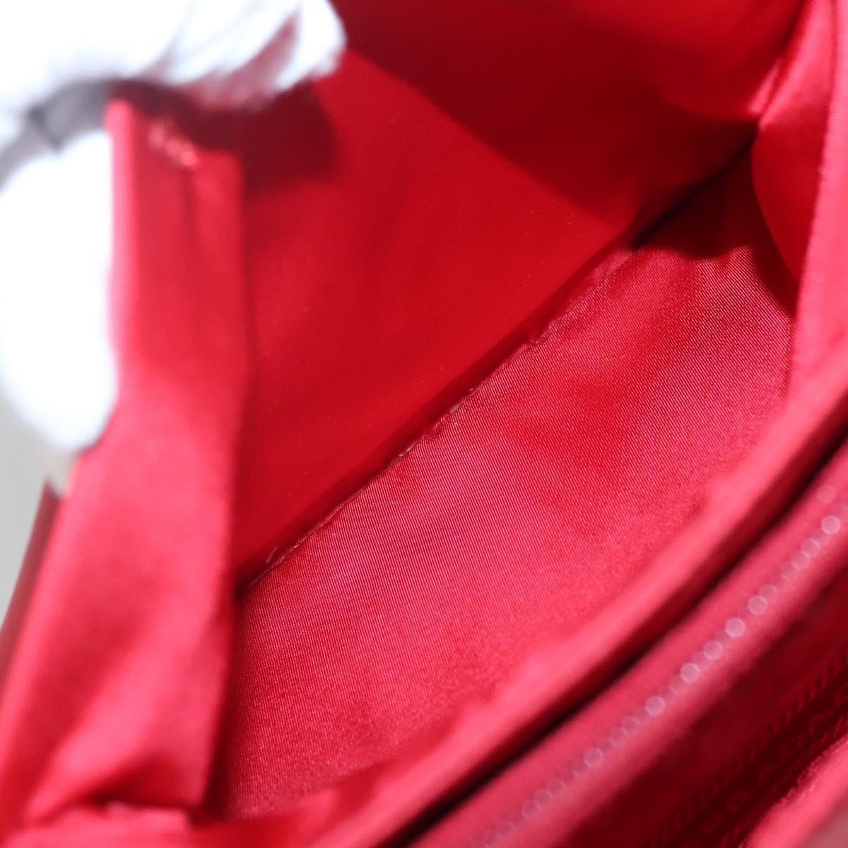 PRADA Tote Bag Nylon Red Auth SW1454