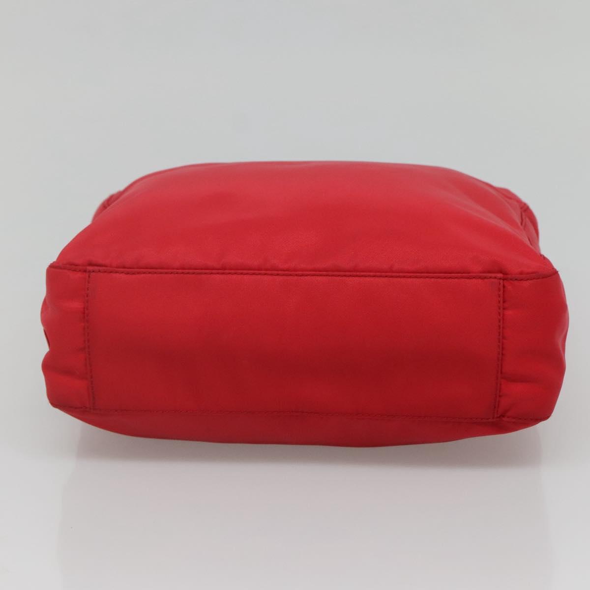 PRADA Tote Bag Nylon Red Auth SW1454