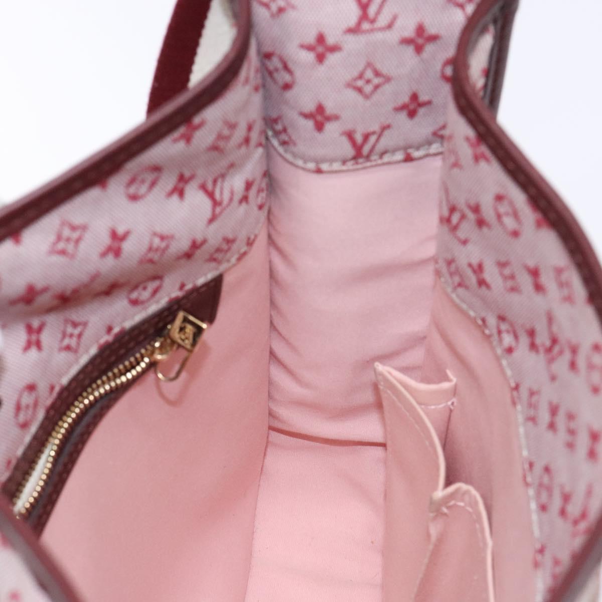 LOUIS VUITTON Monogram Mini Besace Mary Kate Bag Red M92321 LV Auth SW1479