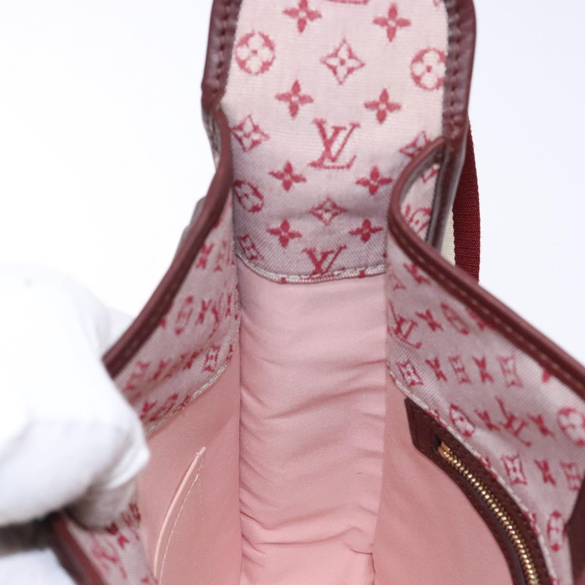 LOUIS VUITTON Monogram Mini Besace Mary Kate Bag Red M92321 LV Auth SW1479