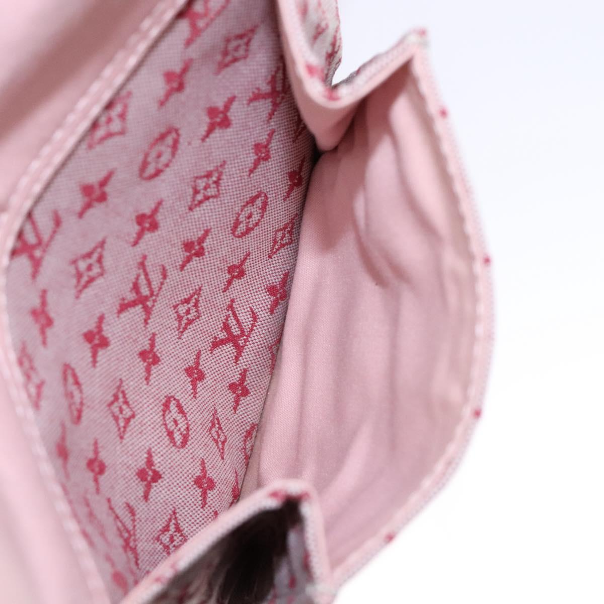 LOUIS VUITTON Monogram Mini Besace Mary Kate Bag Red M92321 LV Auth SW1479