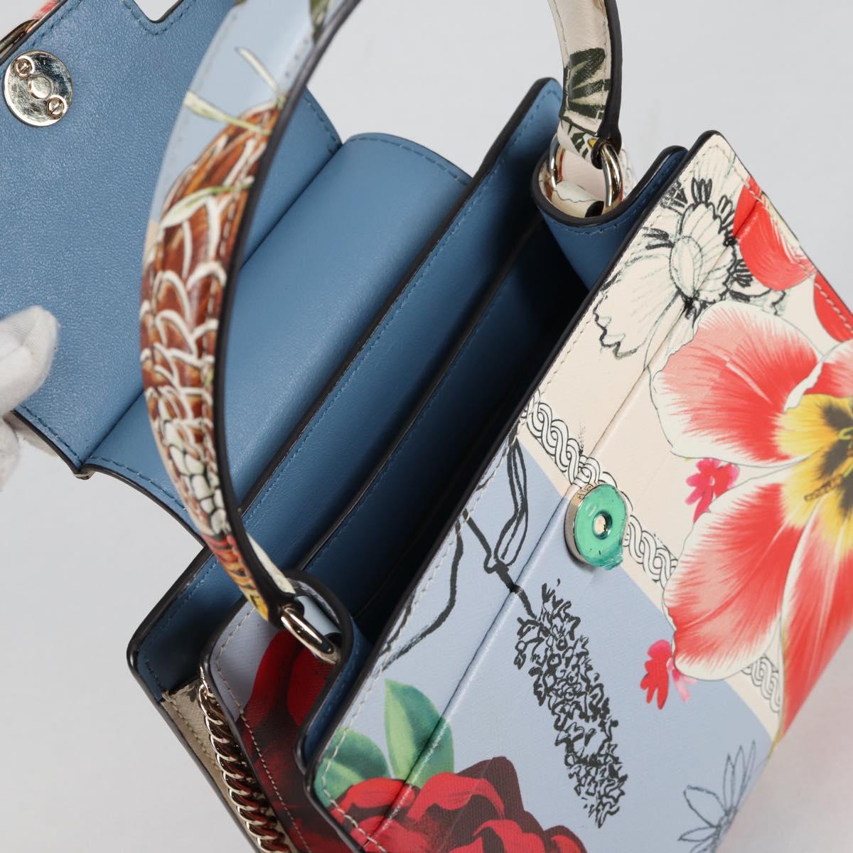Salvatore Ferragamo Vala Hand Bag Leather 2way Multicolor Auth SW1489V