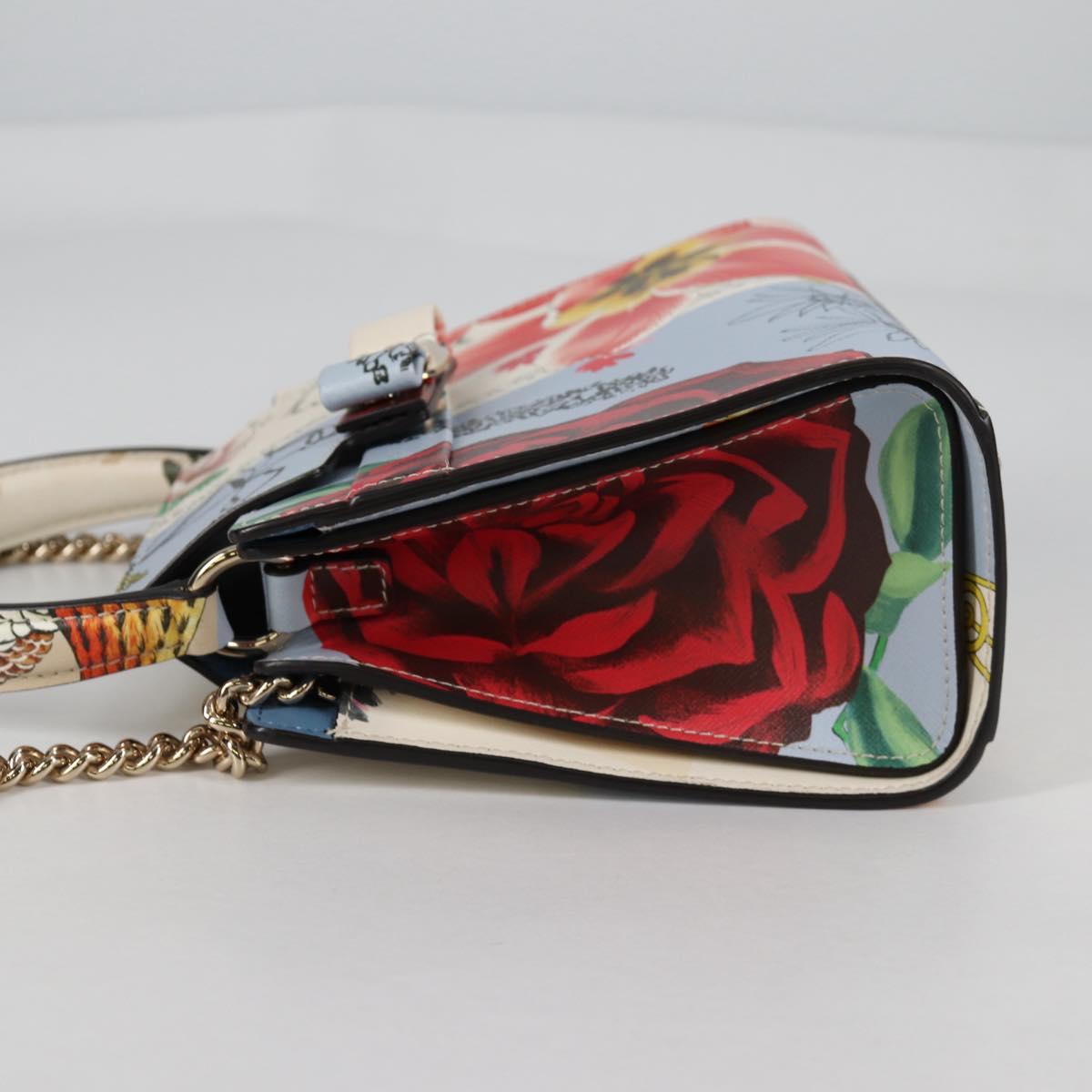 Salvatore Ferragamo Vala Hand Bag Leather 2way Multicolor Auth SW1489V