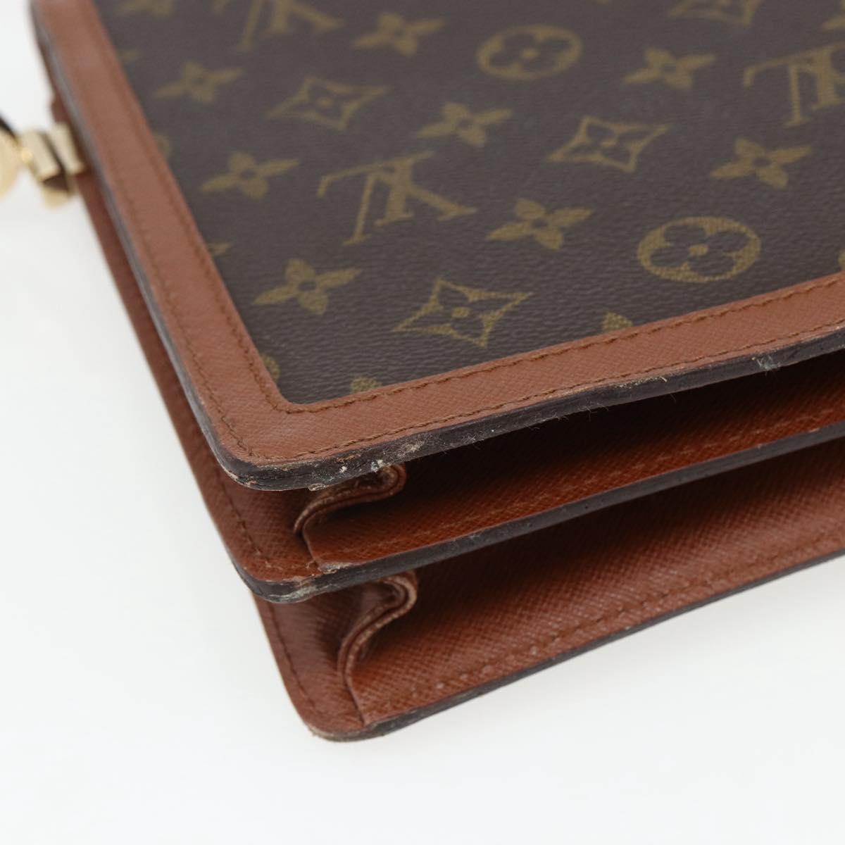 LOUIS VUITTON Monogram Raspail Shoulder Bag M51372 LV Auth SW1526A