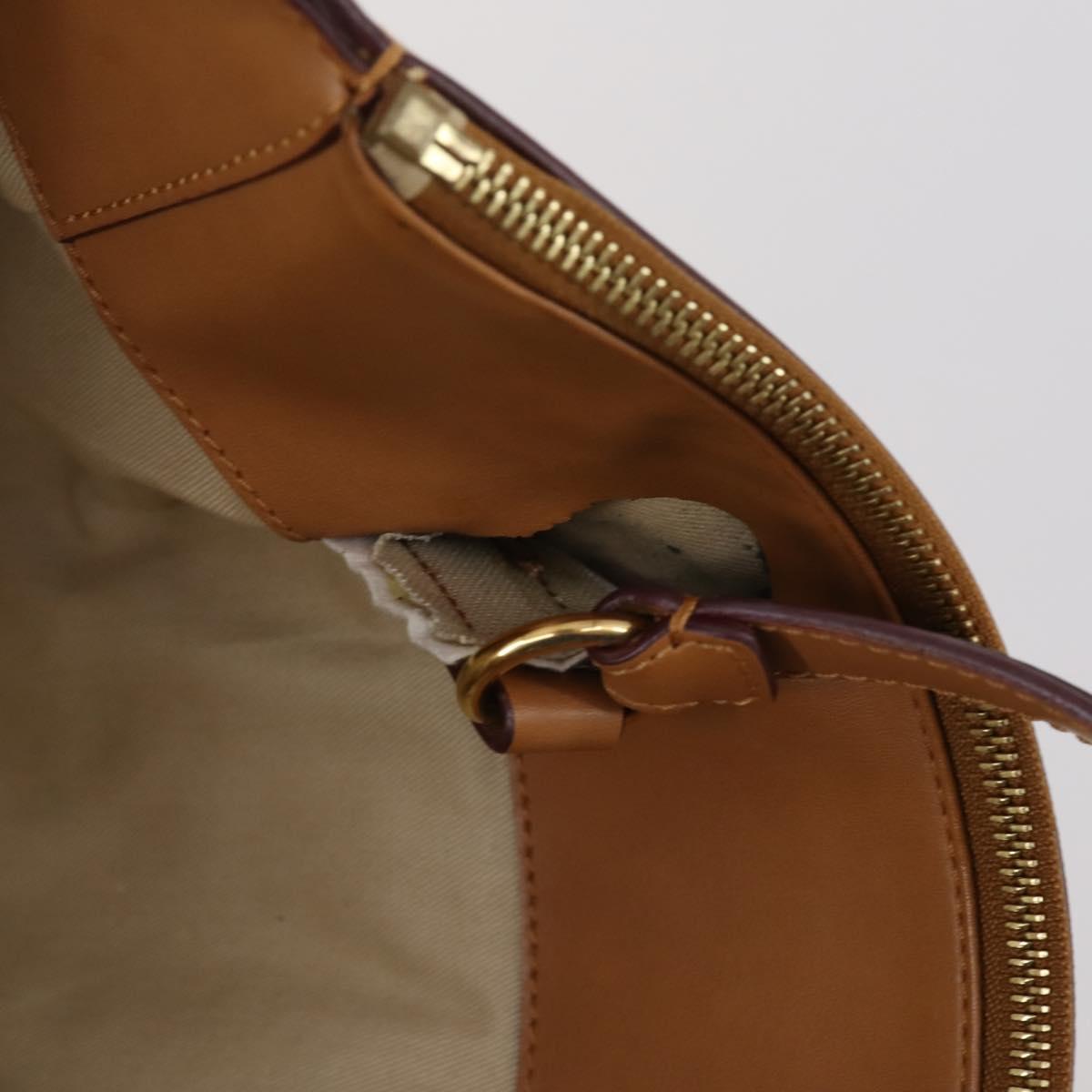 Chloe Gucci Hand Bag Leather 2Set Brown Auth SW1566