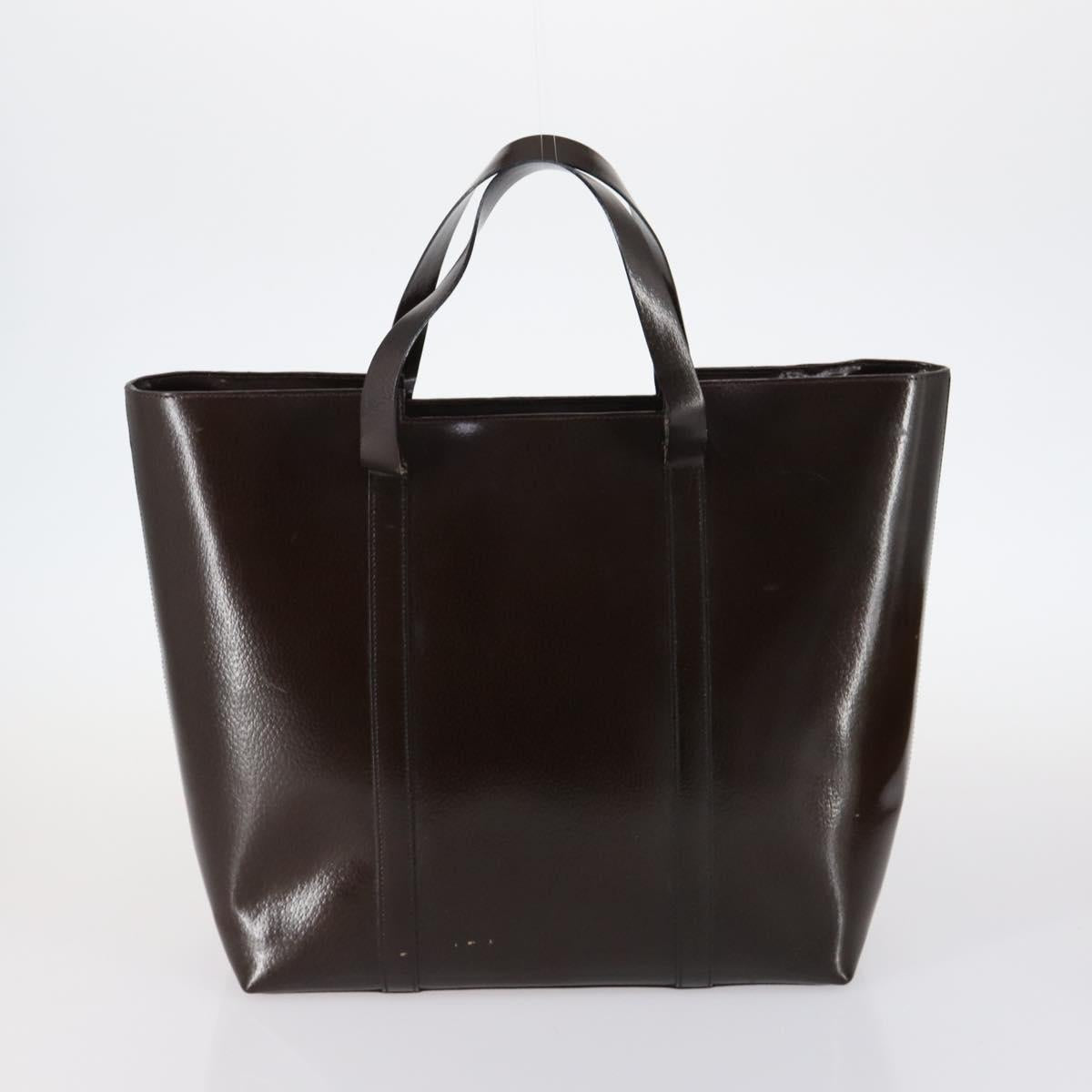 Chloe Gucci Hand Bag Leather 2Set Brown Auth SW1566