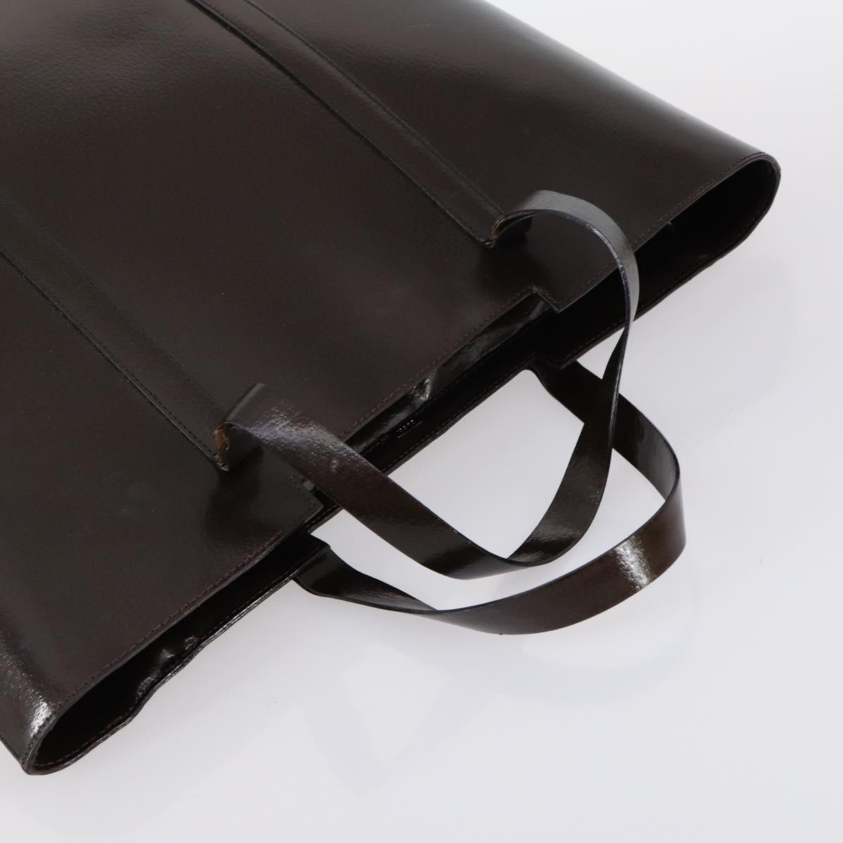 Chloe Gucci Hand Bag Leather 2Set Brown Auth SW1566