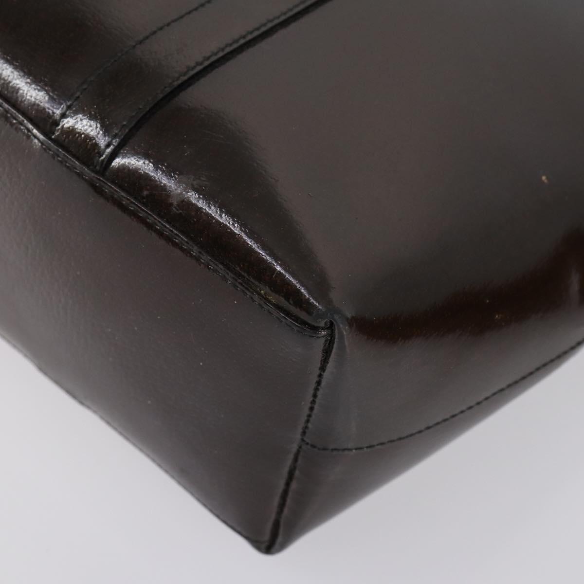 Chloe Gucci Hand Bag Leather 2Set Brown Auth SW1566