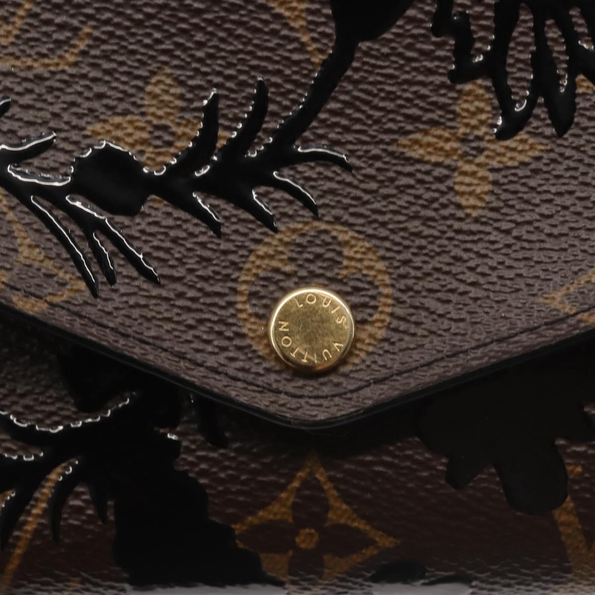 LOUIS VUITTON Monogram Blossom Portefeuille Sarah Long Wallet M62099 Auth sw1577