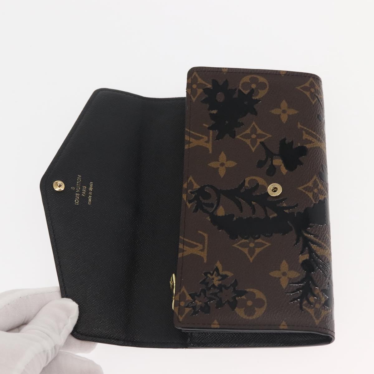 LOUIS VUITTON Monogram Blossom Portefeuille Sarah Long Wallet M62099 Auth sw1577