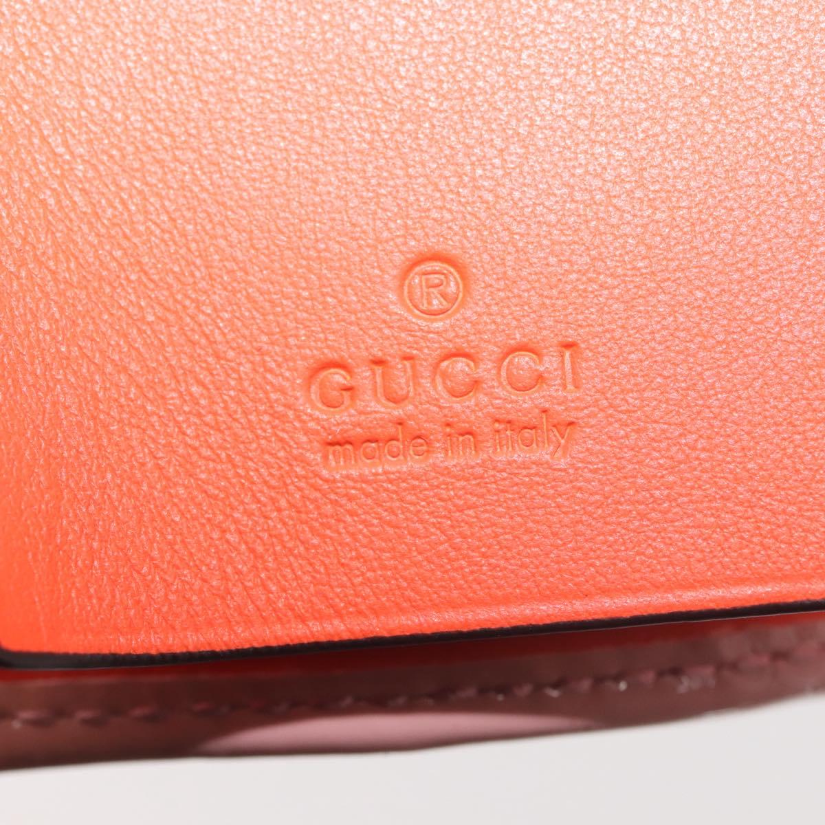 GUCCI GG Supreme Key Case PVC Beige 388682 Auth sw1580