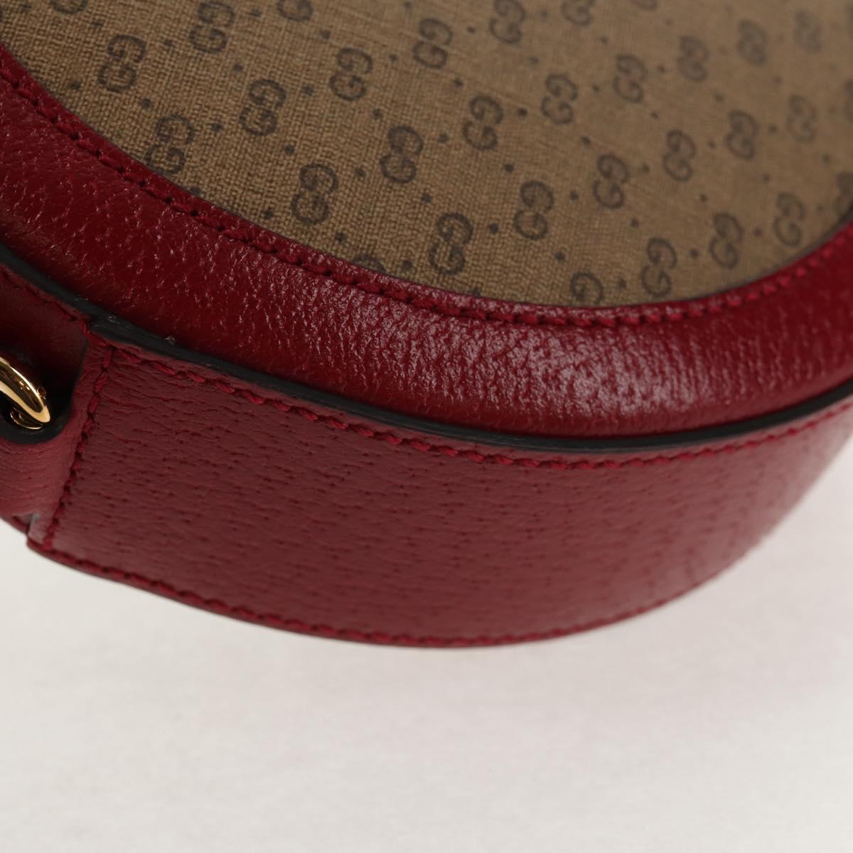 GUCCI Micro GG Supreme Doraemon Collaboration Bag PVC Beige 625216 Auth sw1582M