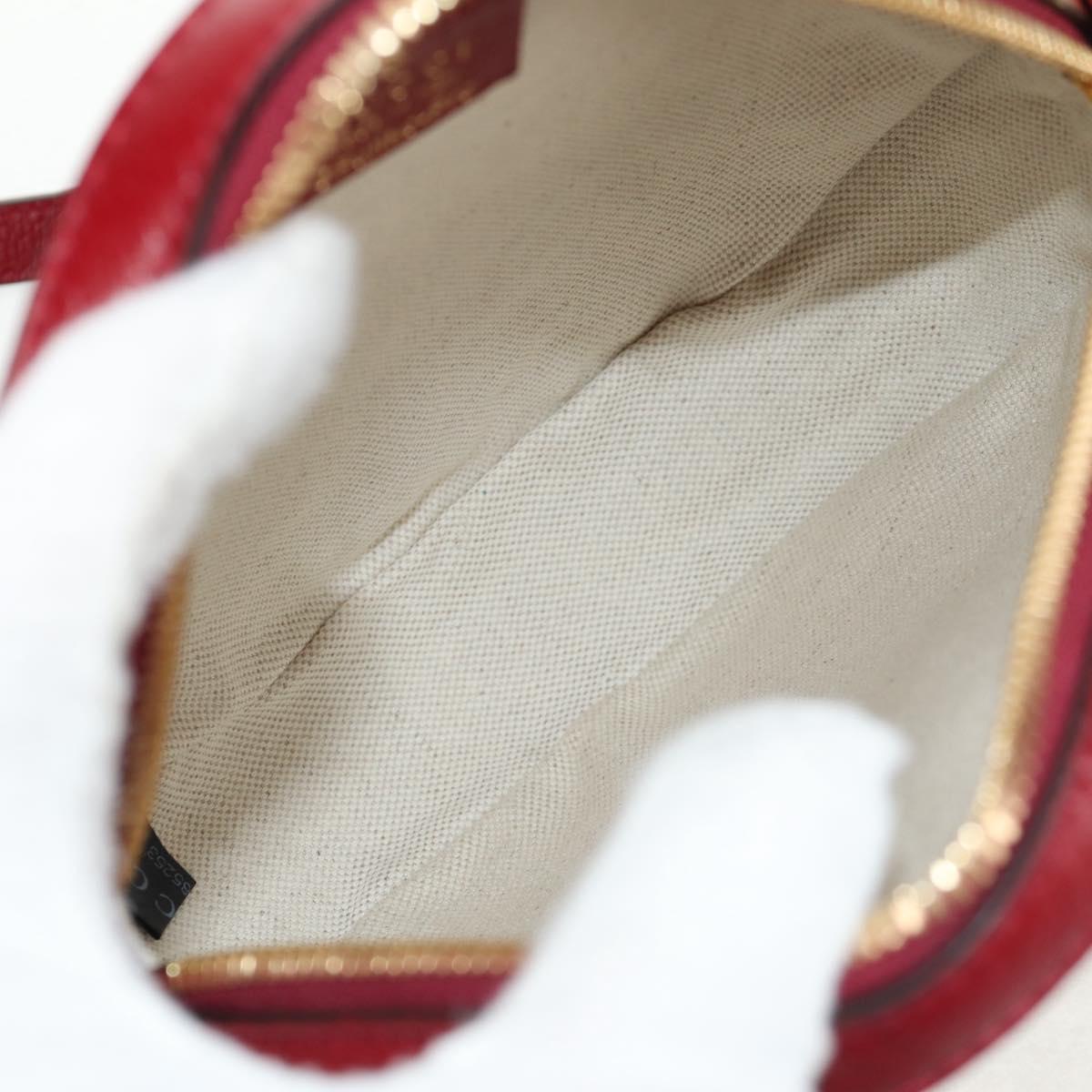 GUCCI Micro GG Supreme Doraemon Collaboration Bag PVC Beige 625216 Auth sw1582M