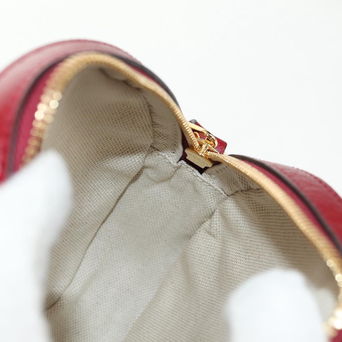 GUCCI Micro GG Supreme Doraemon Collaboration Bag PVC Beige 625216 Auth sw1582M