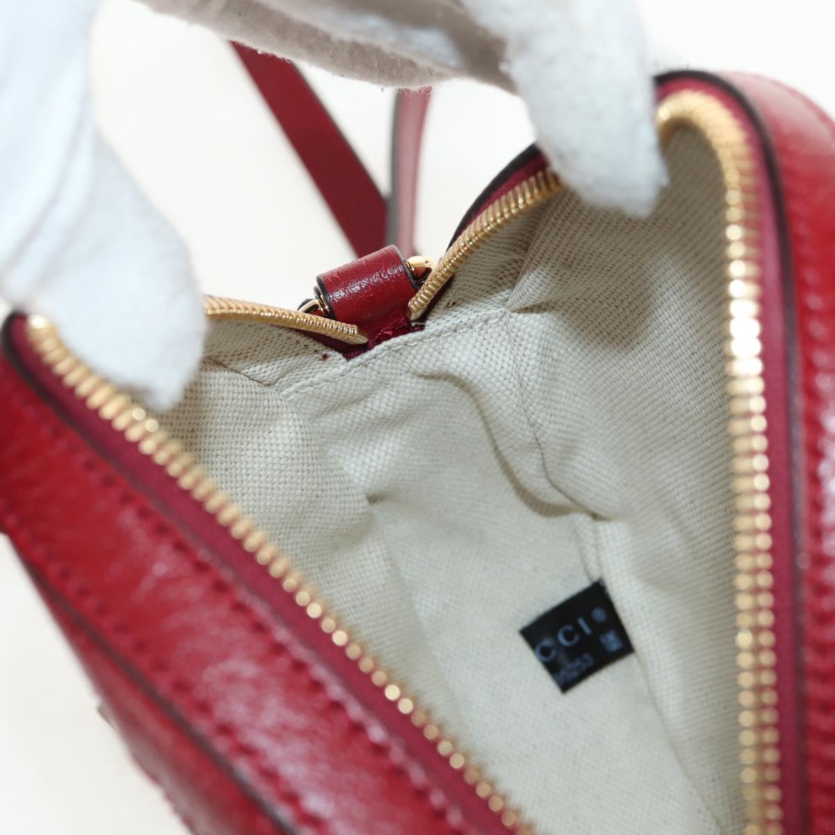 GUCCI Micro GG Supreme Doraemon Collaboration Bag PVC Beige 625216 Auth sw1582M