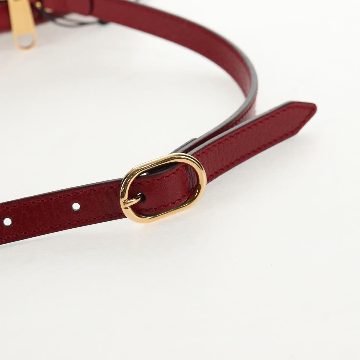 GUCCI Micro GG Supreme Doraemon Collaboration Bag PVC Beige 625216 Auth sw1582M