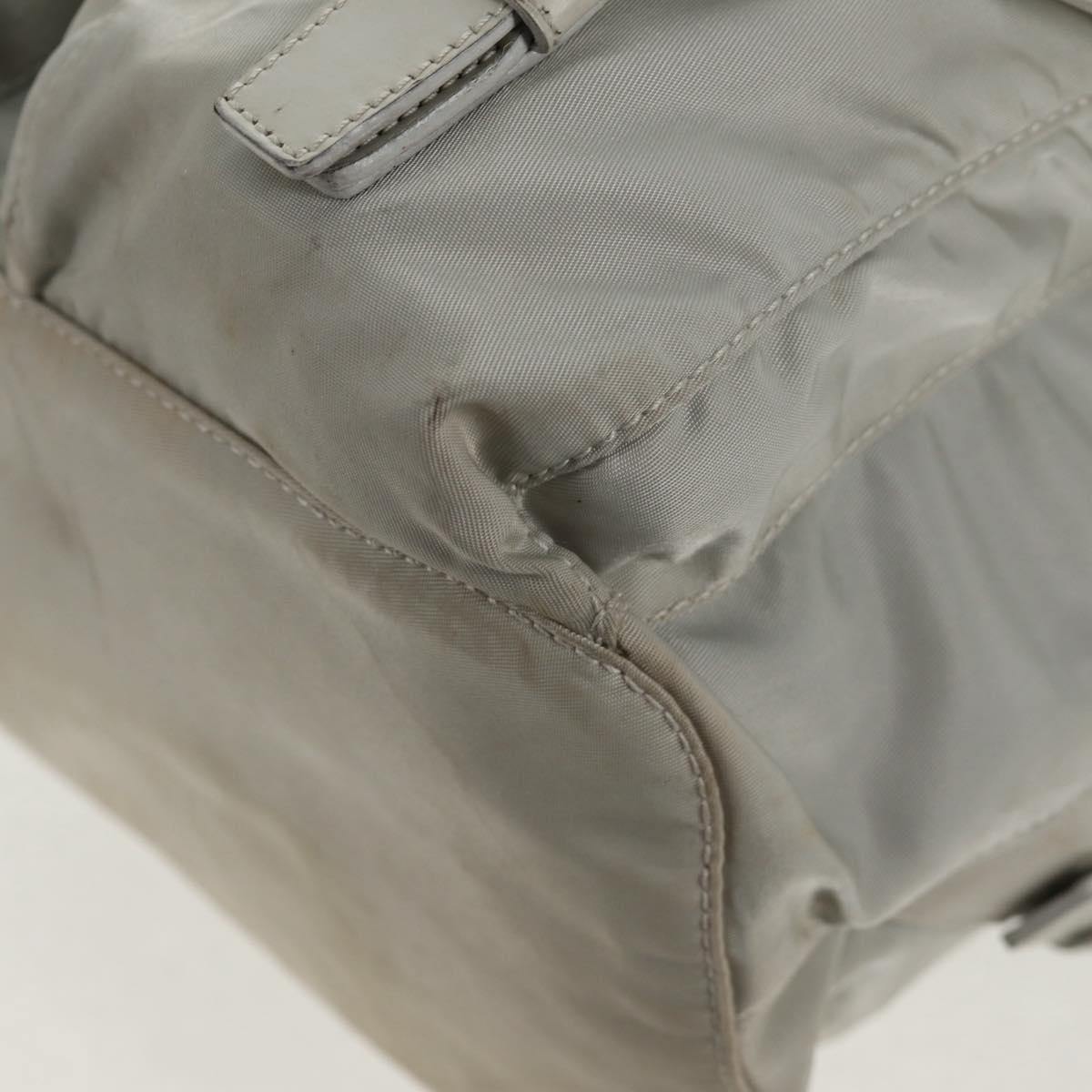 PRADA Backpack Nylon Gray Auth sw1586