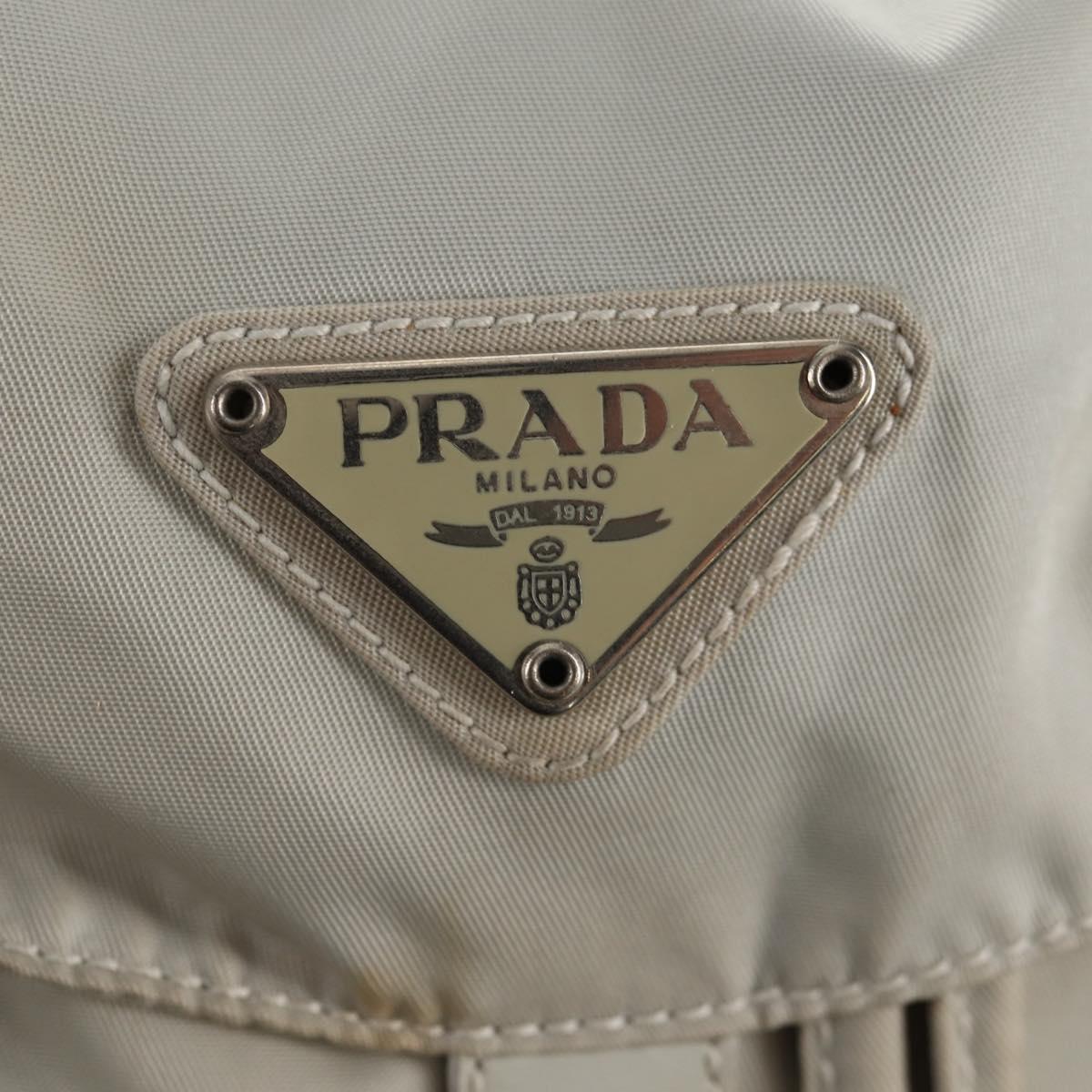 PRADA Backpack Nylon Gray Auth sw1586