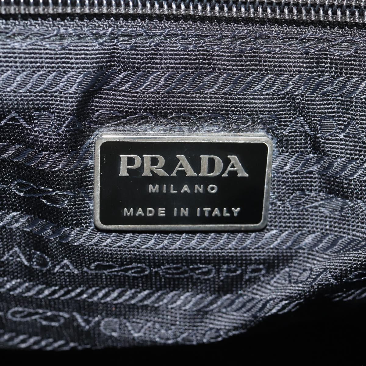 PRADA Backpack Nylon Gray Auth sw1586