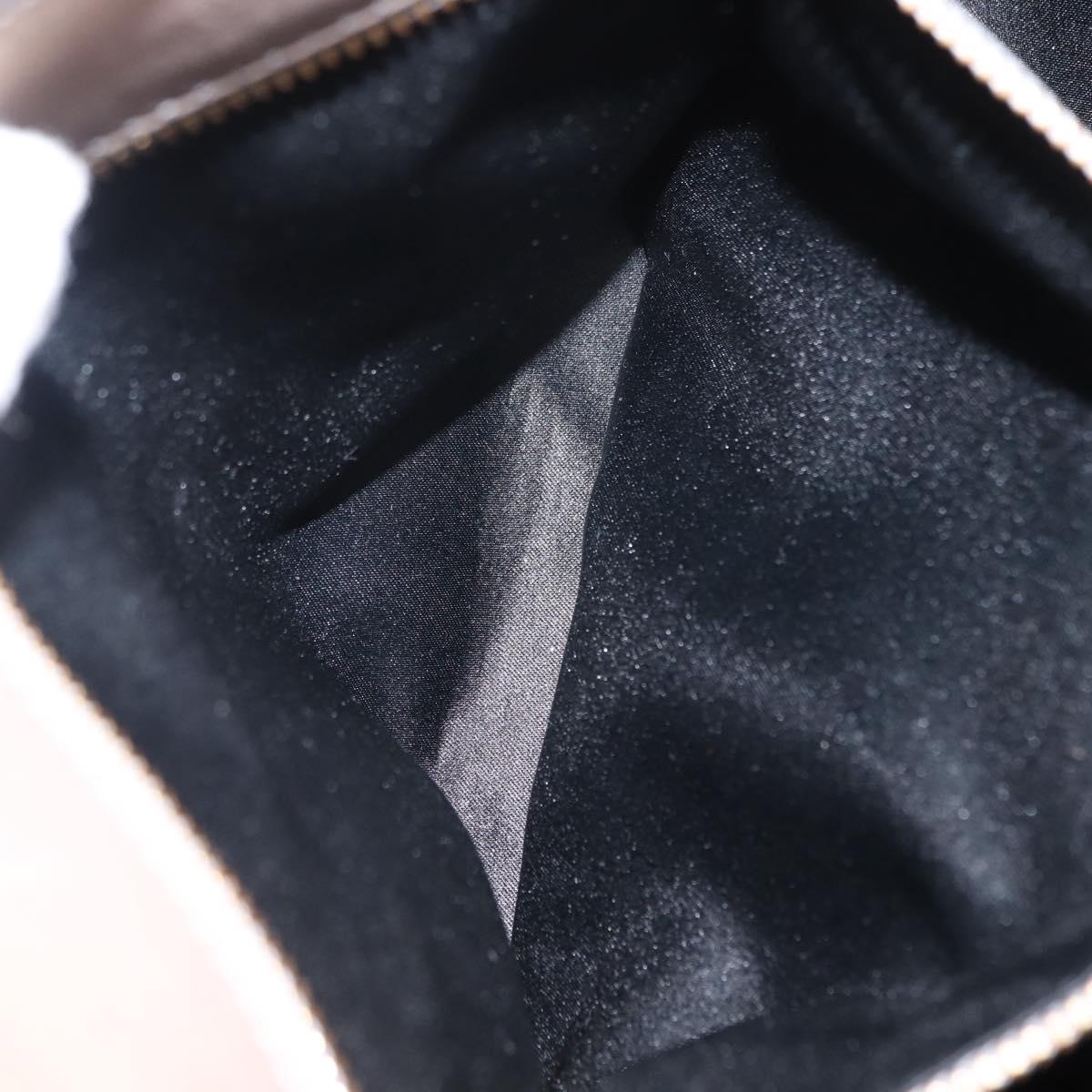 Salvatore Ferragamo Gancini Hand Bag Leather 2way Beige Gold Auth sw1593