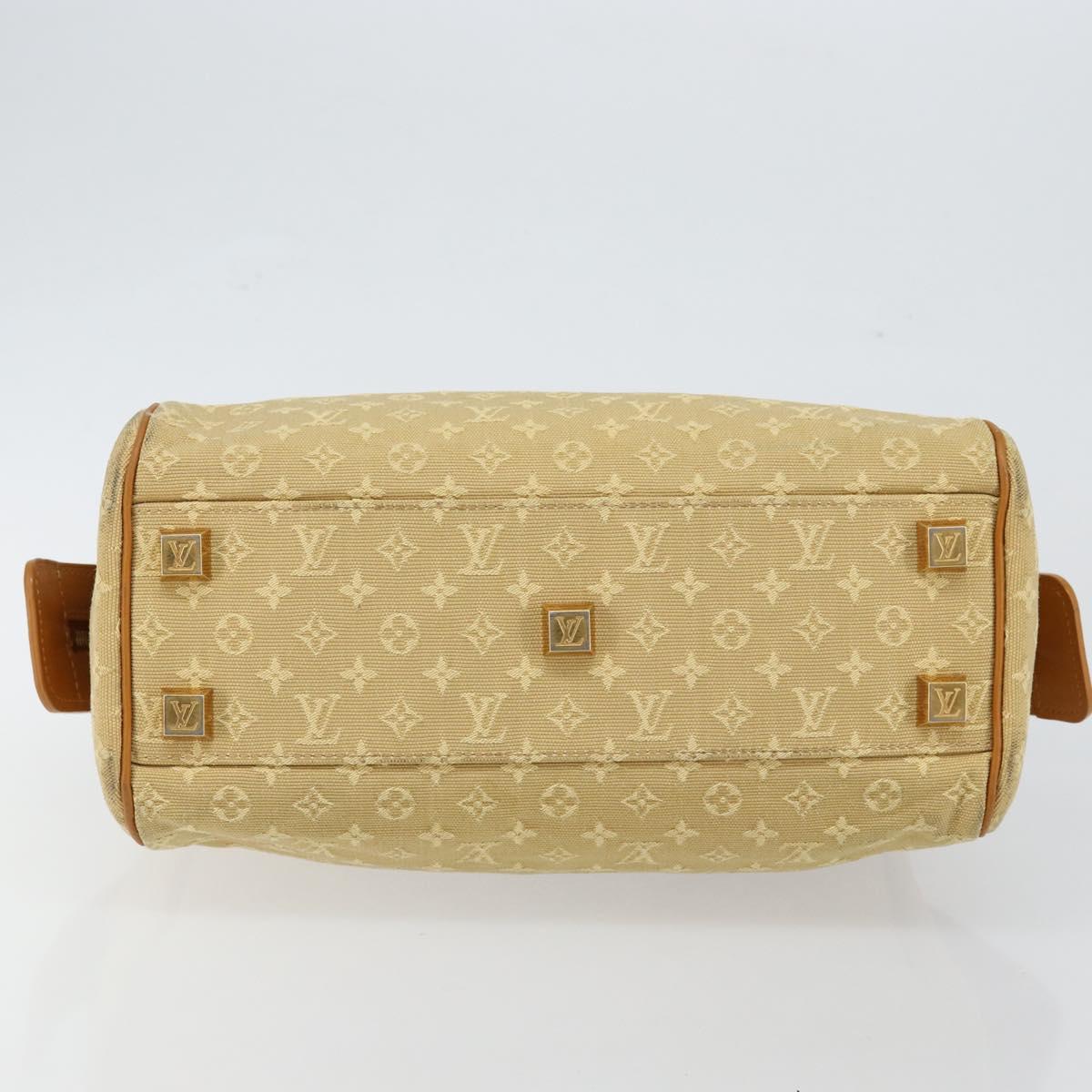 LOUIS VUITTON Monogram Mini Josephine PM Hand Bag Beige M92416 LV Auth sw1599