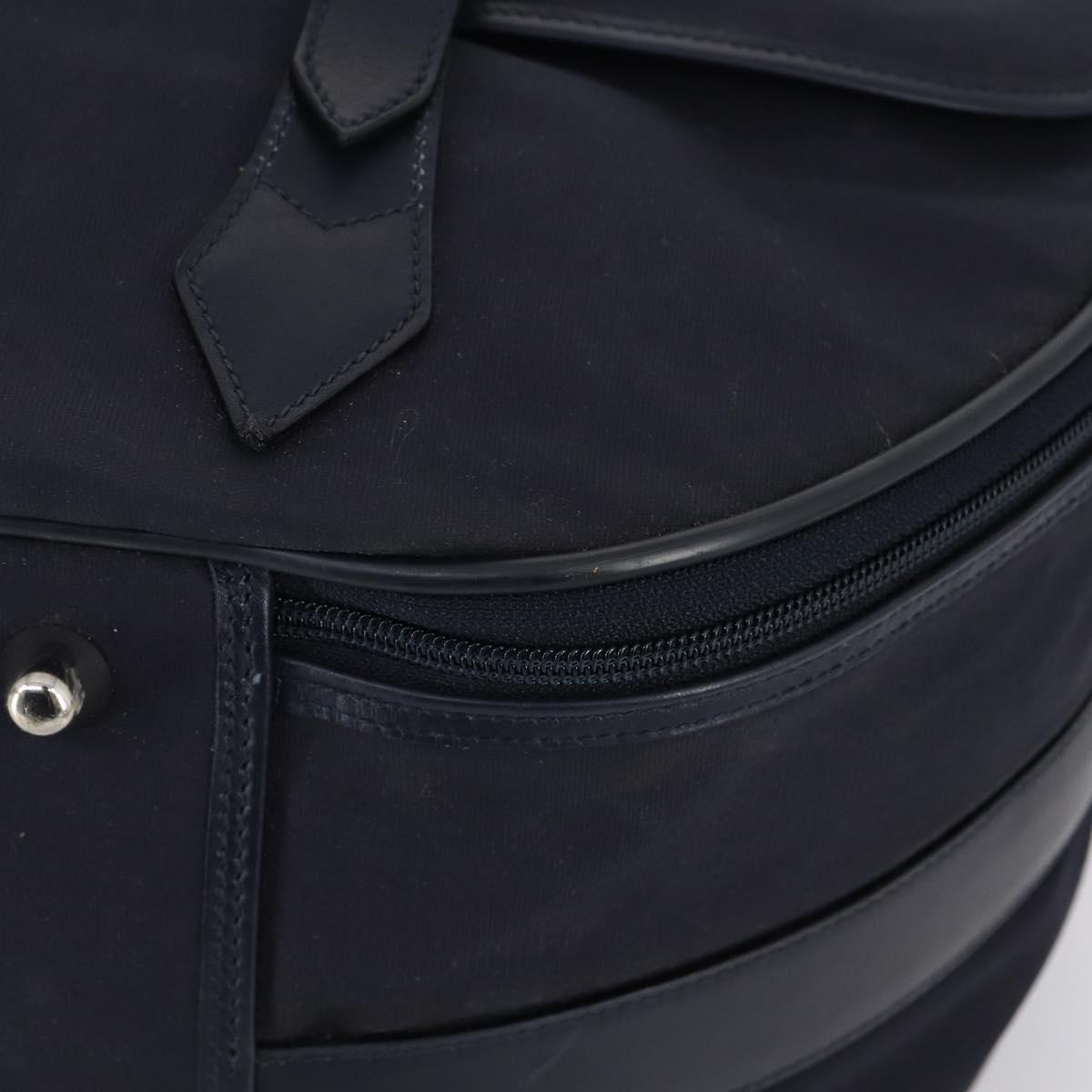 GUCCI travel Boston Bag Coated Canvas Navy Auth sw1600