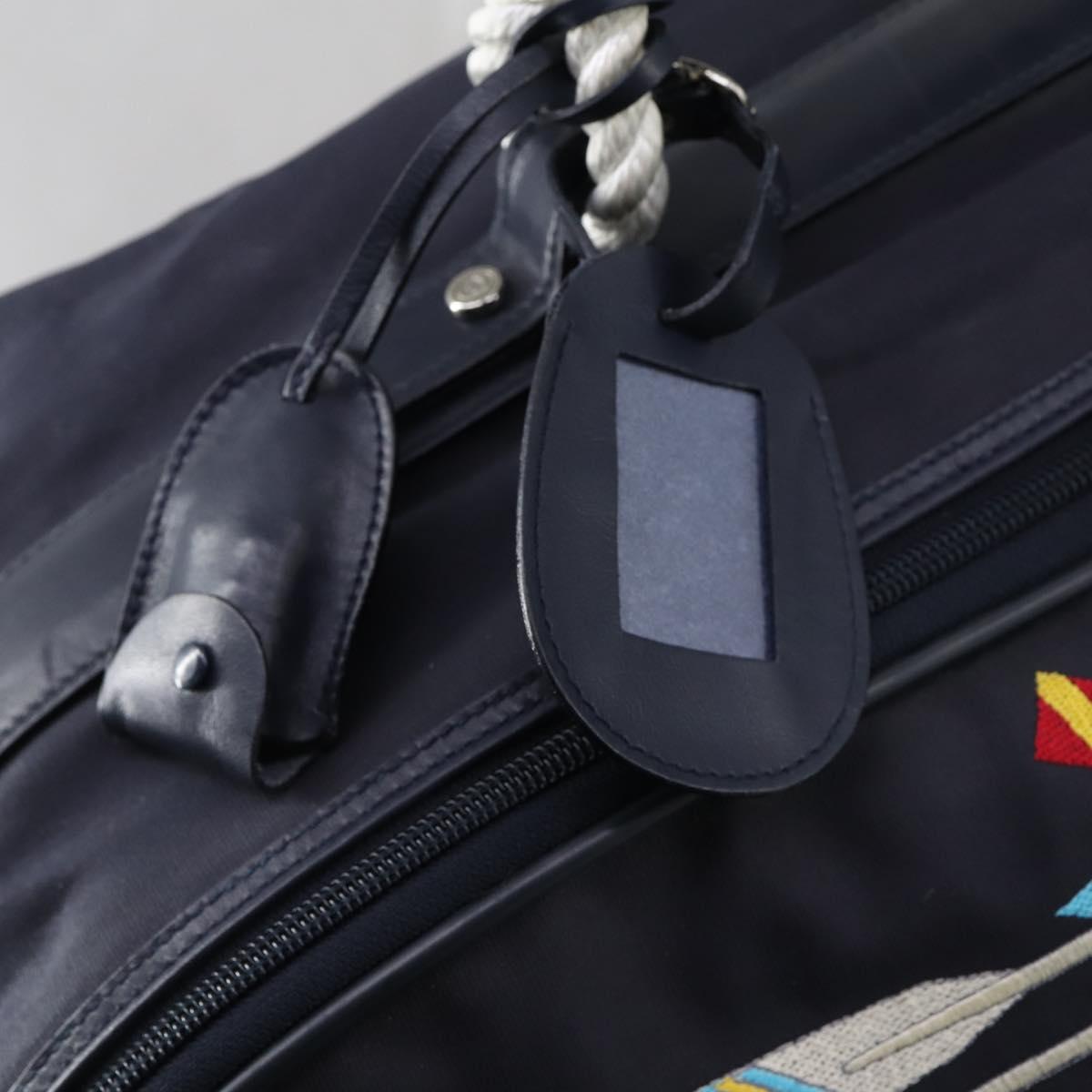 GUCCI travel Boston Bag Coated Canvas Navy Auth sw1600