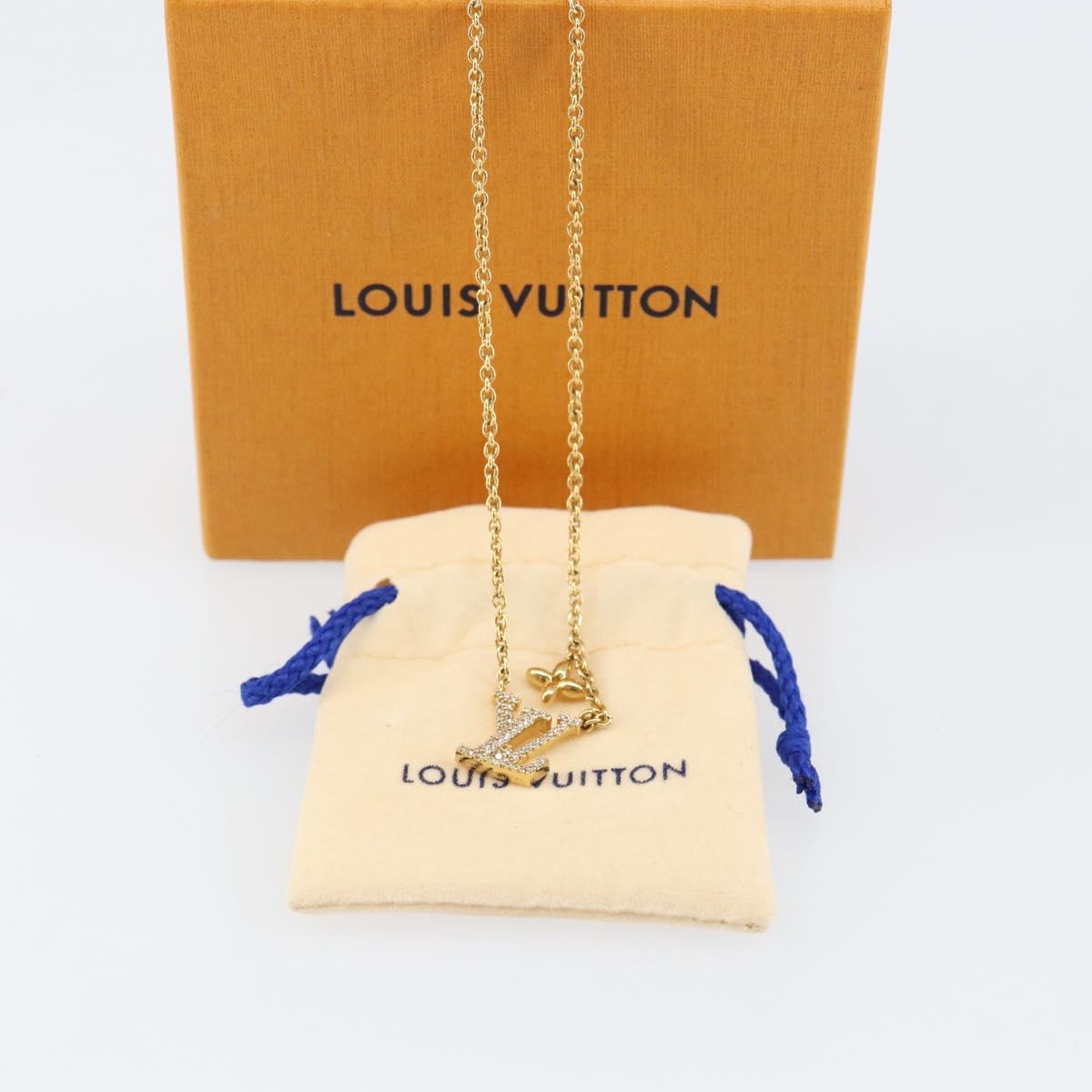 LOUIS VUITTON Necklace LV Iconic Necklace metal Gold M00596 LV Auth sw1606