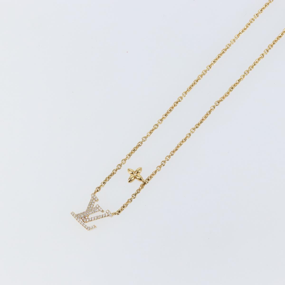 LOUIS VUITTON Necklace LV Iconic Necklace metal Gold M00596 LV Auth sw1606