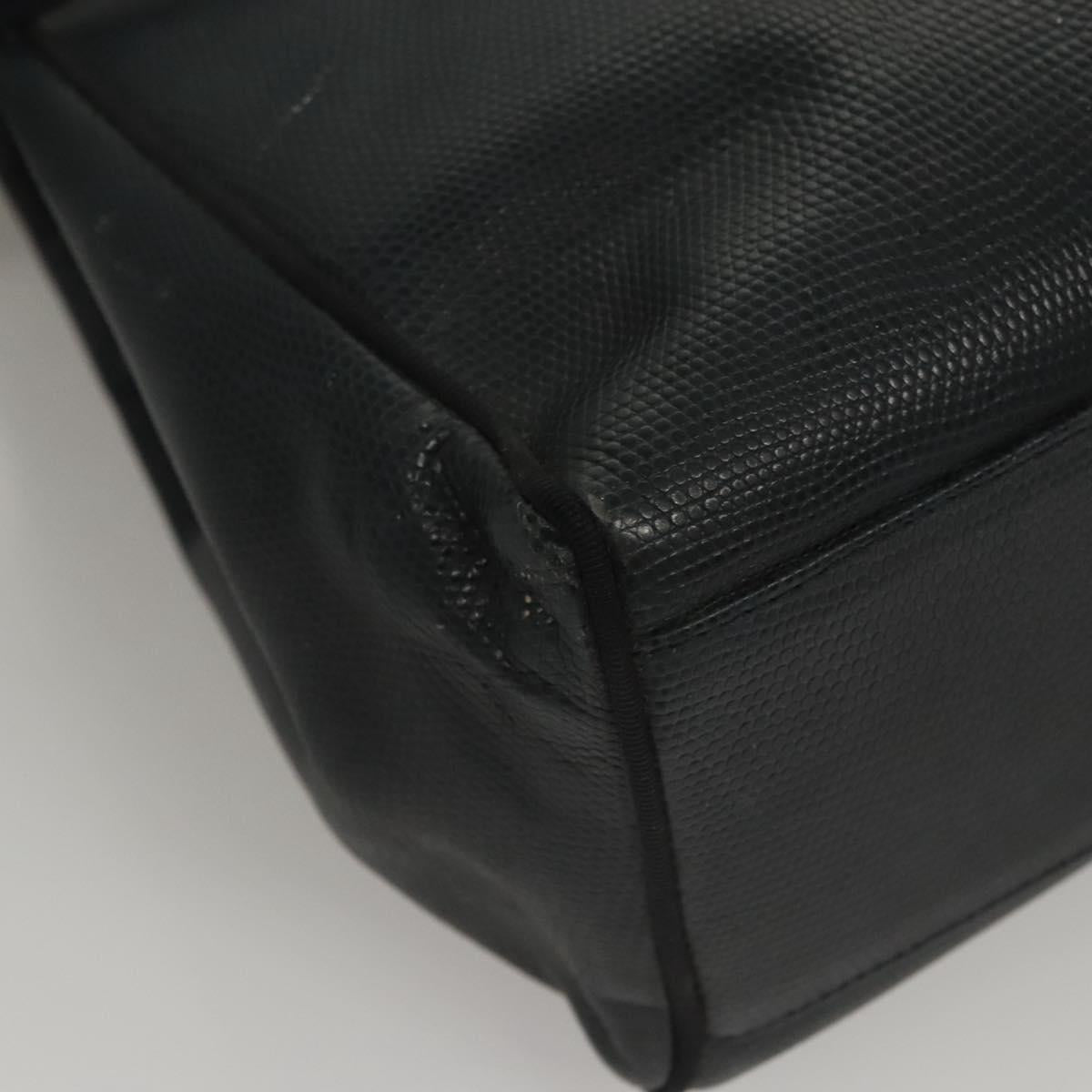 Salvatore Ferragamo Tote Bag Embossed Leather Navy Auth sw161