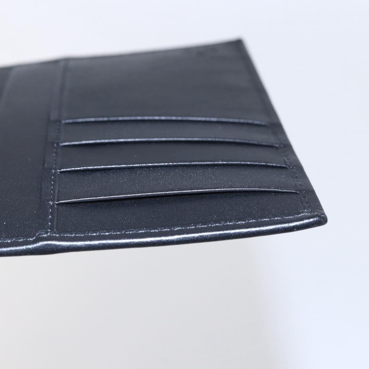 GUCCI Jackie Day Planner Cover Leather Black Silver 29966 1147 Auth sw1611