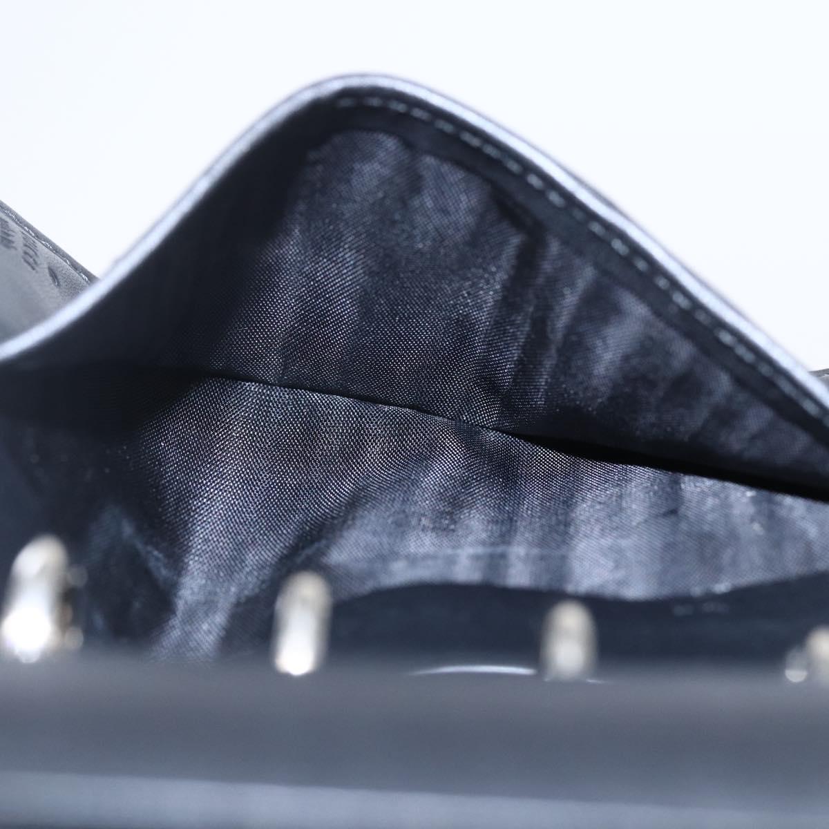 GUCCI Jackie Day Planner Cover Leather Black Silver 29966 1147 Auth sw1611